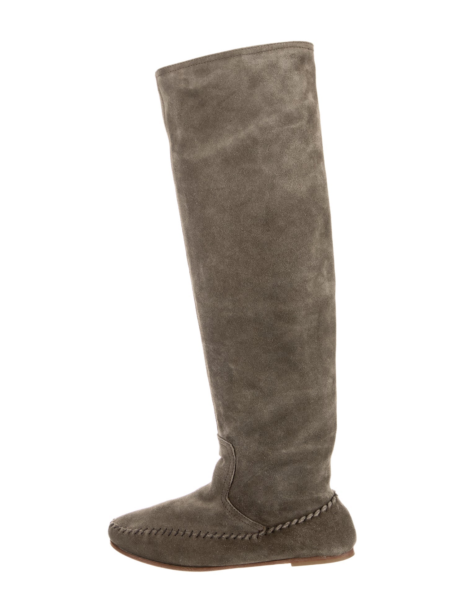 Tomas Maier Suede Riding Boots