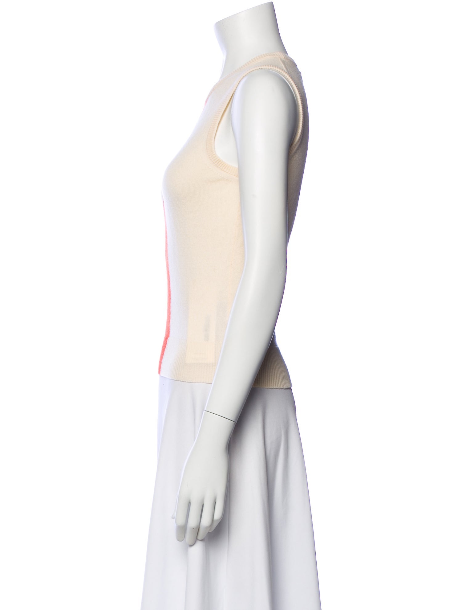 Tomas Maier Cashmere Colorblock Pattern Sweater