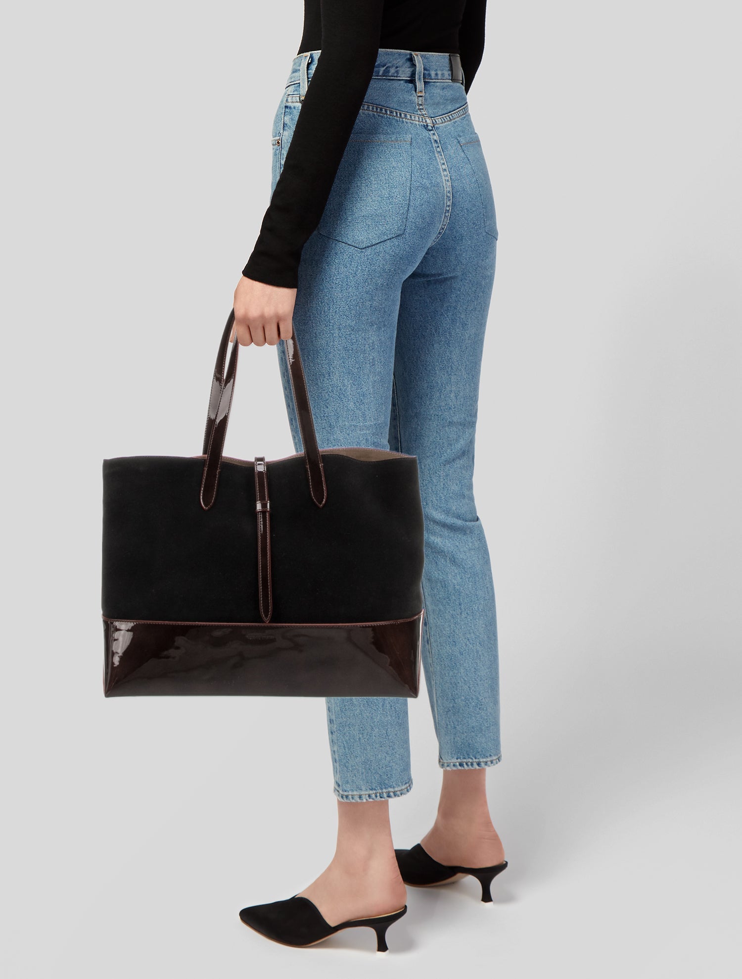 Tomas Maier Suede Tote