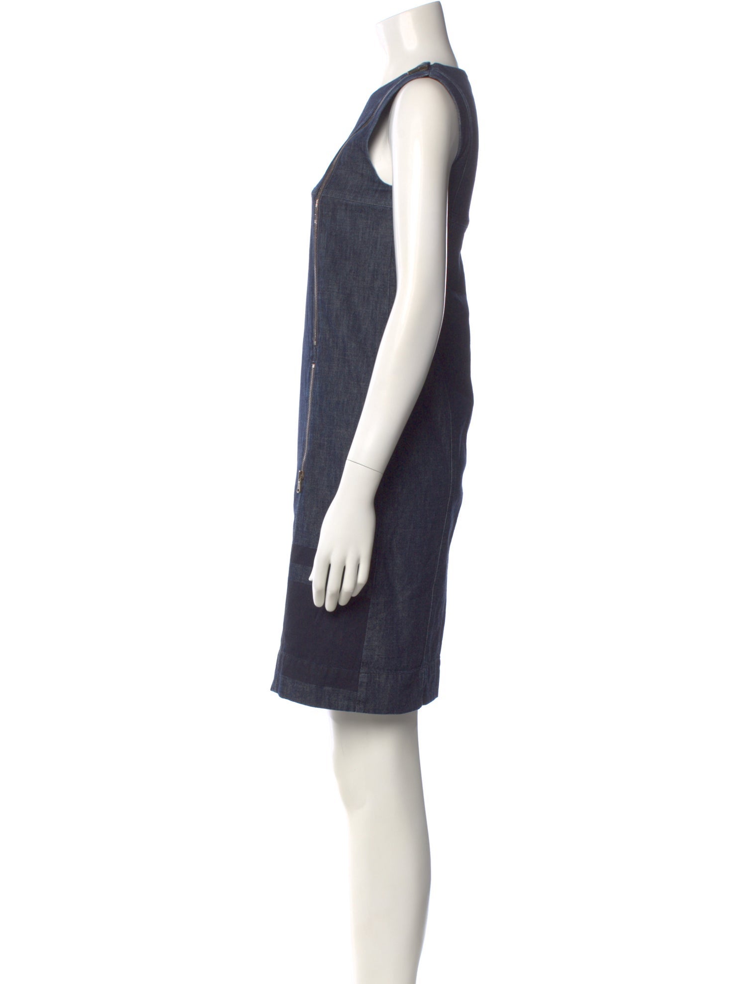 Tomas Maier Crew Neck Mini Dress