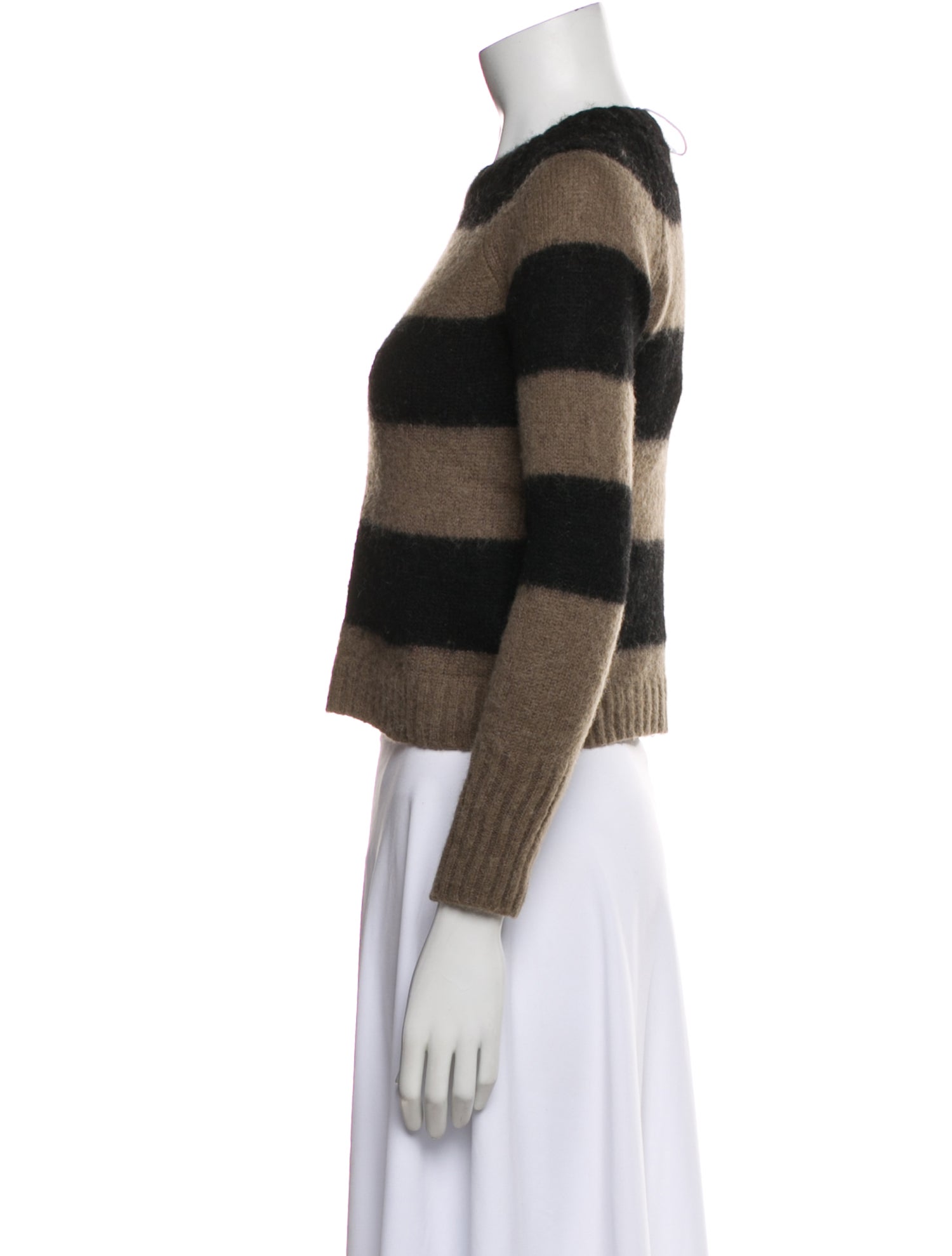 Tomas Maier Cashmere Striped Coat