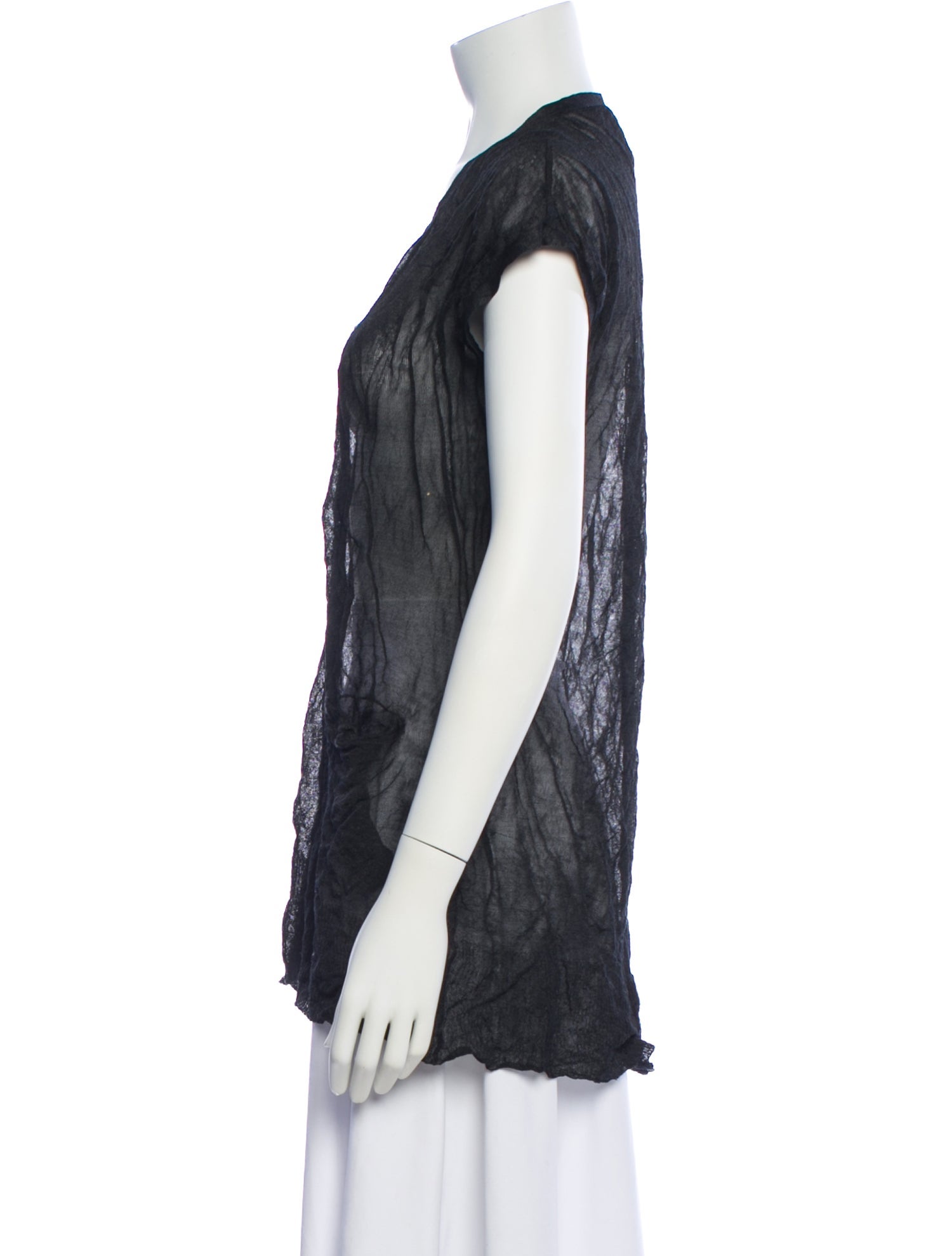 Tomas Maier Silk V-Neck T-Shirt