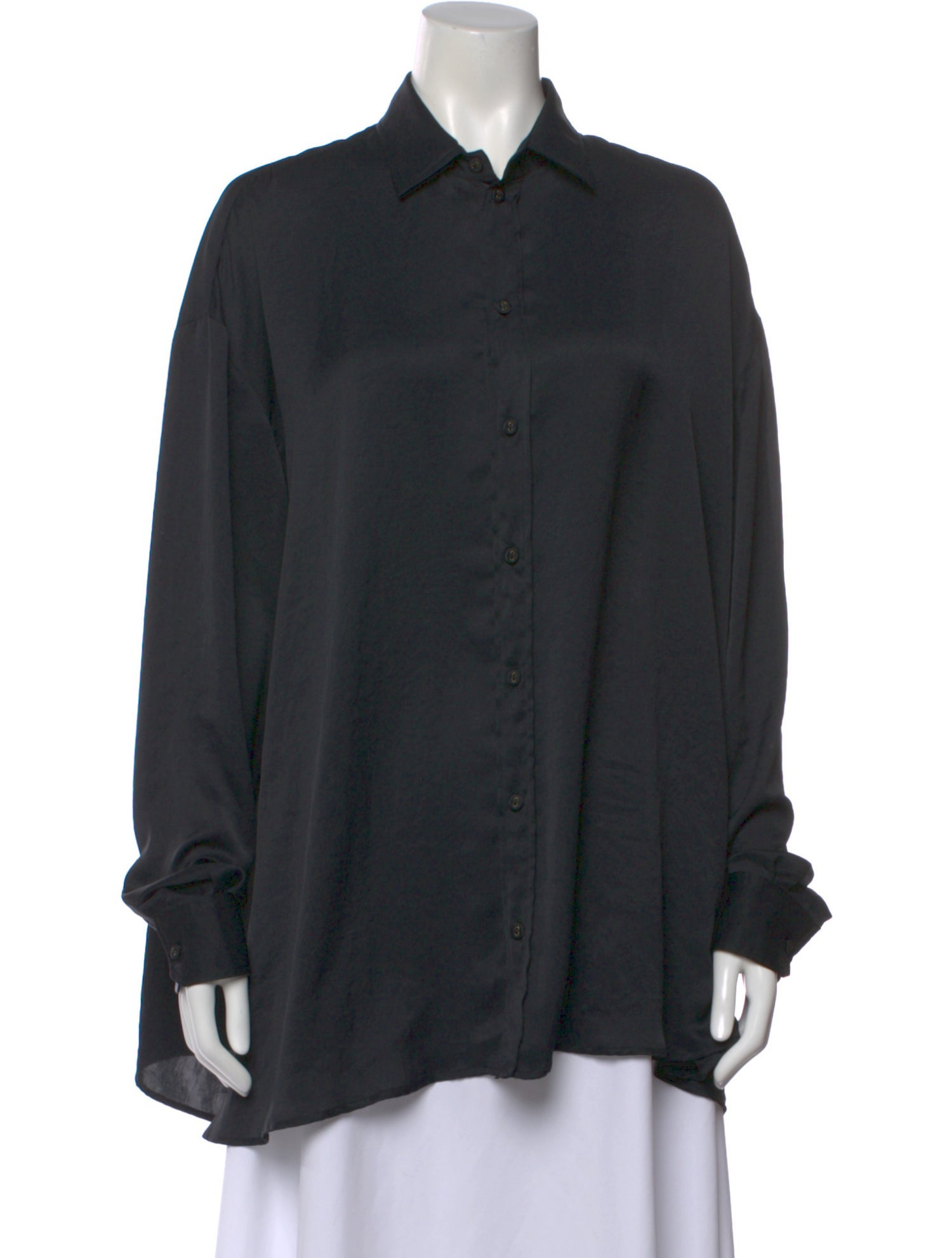 Tomas Maier Long Sleeve Button-Up Top