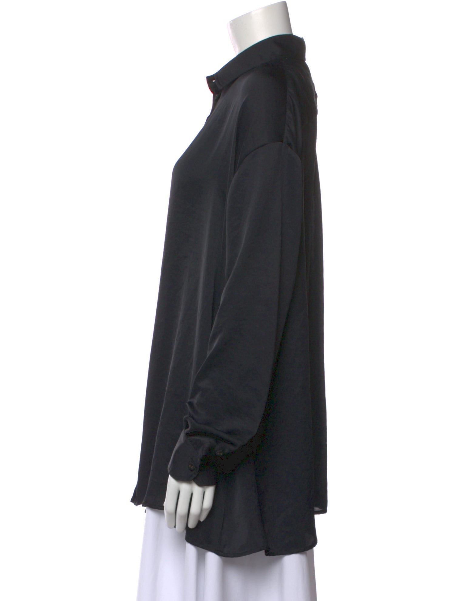 Tomas Maier Long Sleeve Button-Up Top