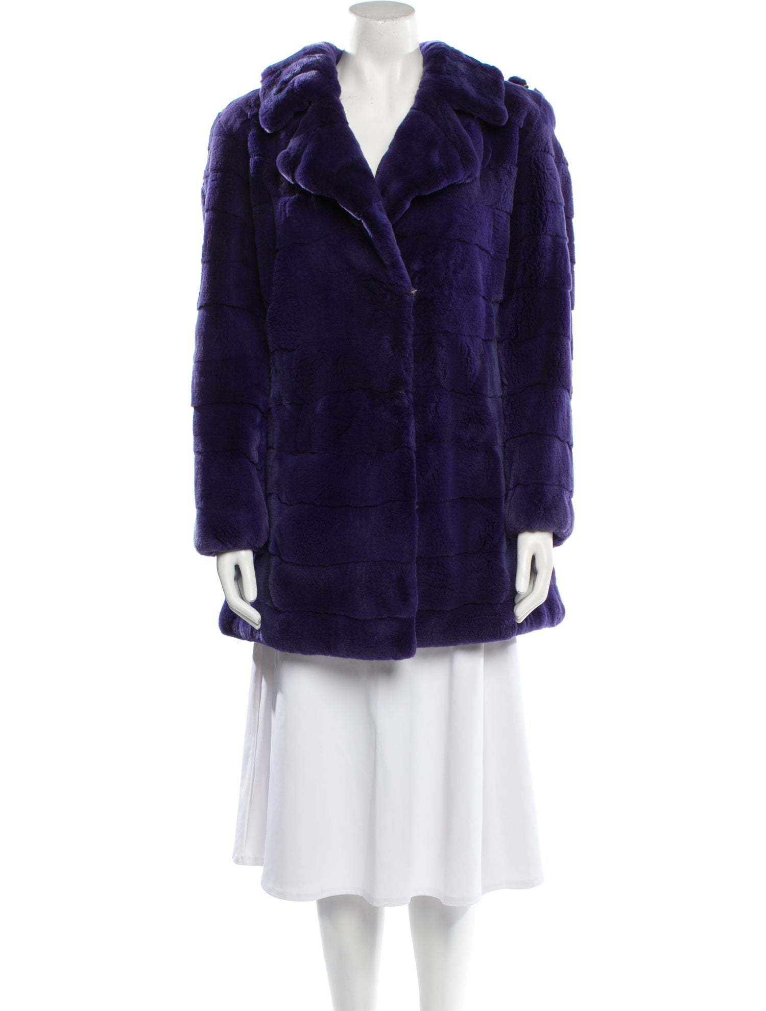 Tom Moriber Designs Faux Shearling Faux Fur Coat