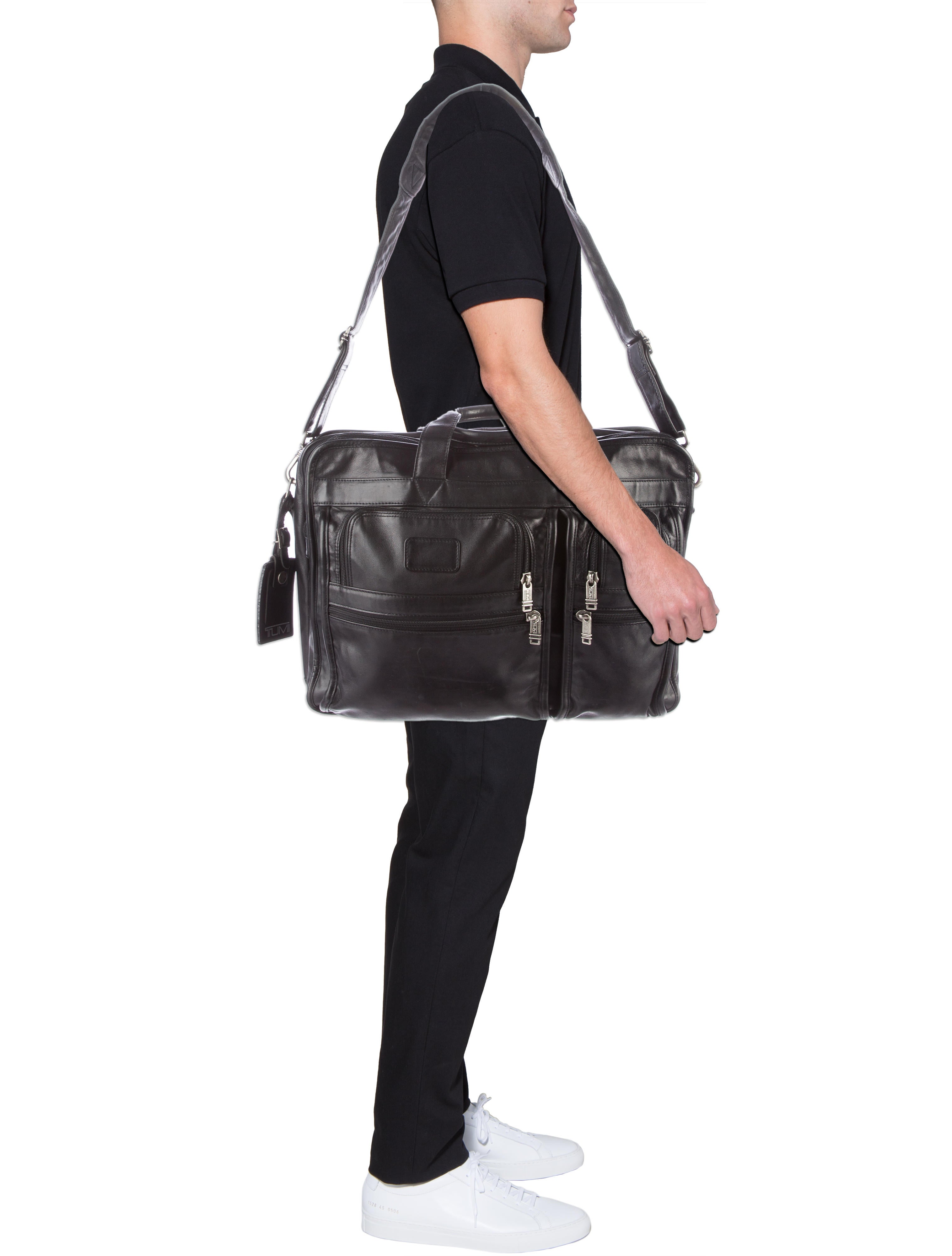 Tumi Leather Executive Briefcase