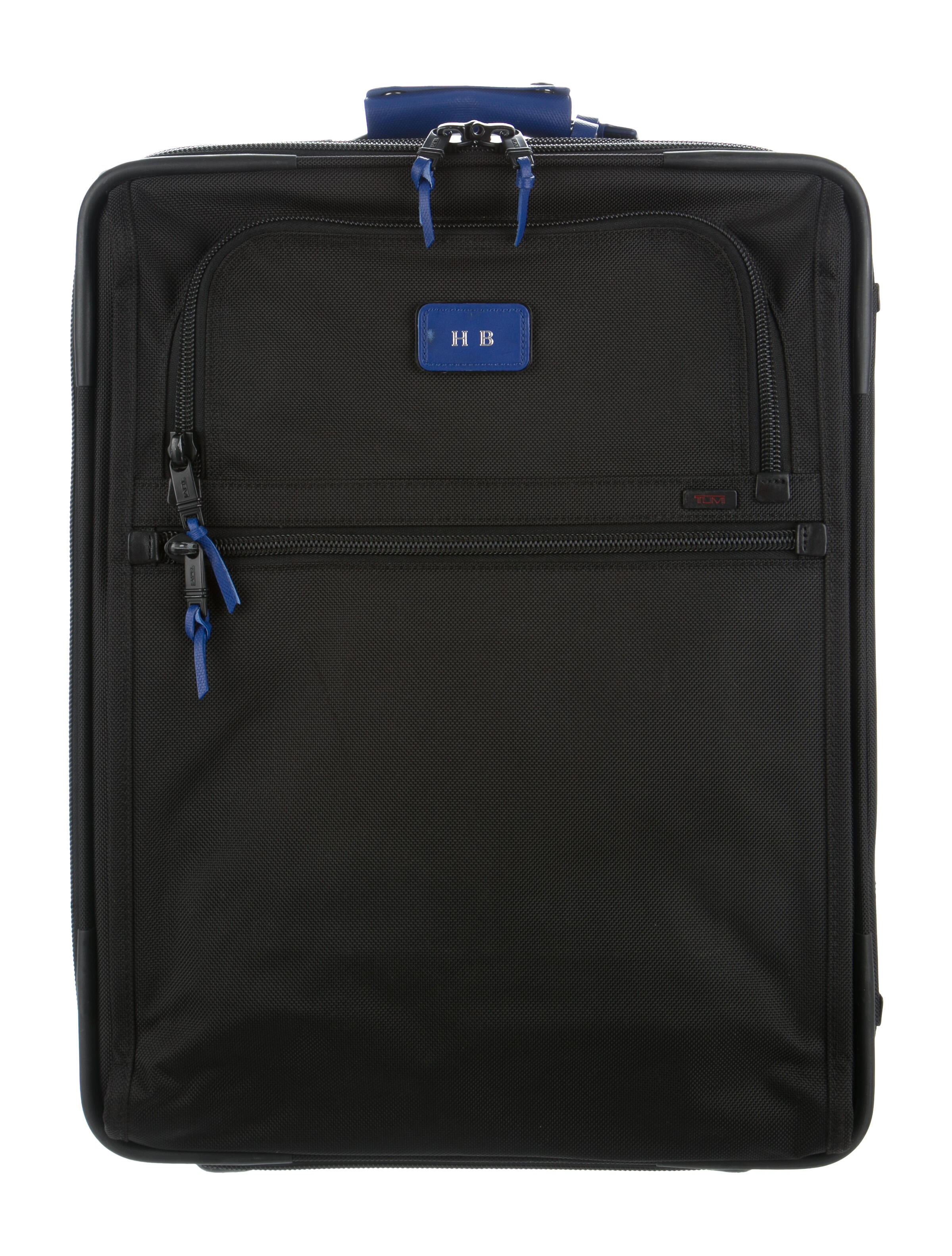 Tumi LeatherTrimmed Nylon CarryOn Luggage TMI29155 The RealReal