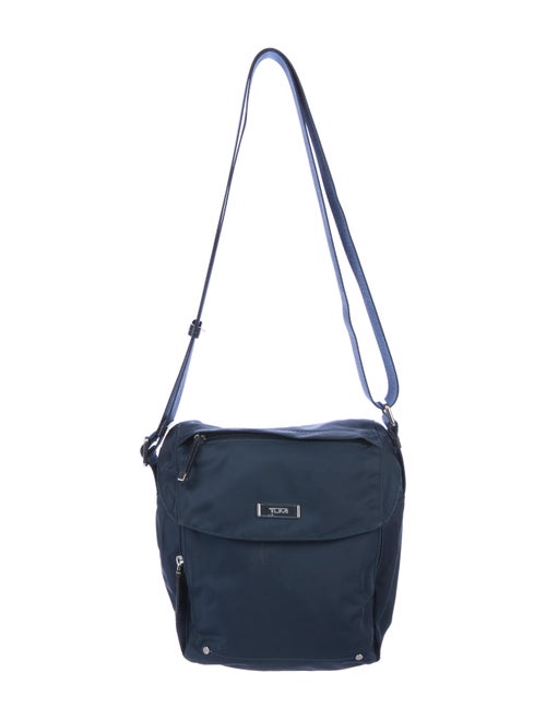 Tumi Nylon Mini Messenger Bag Navy