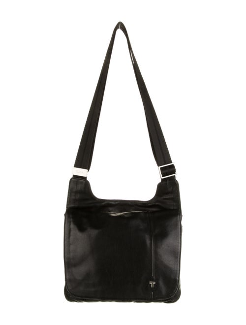 Tumi Leather Crossbody Bag Black