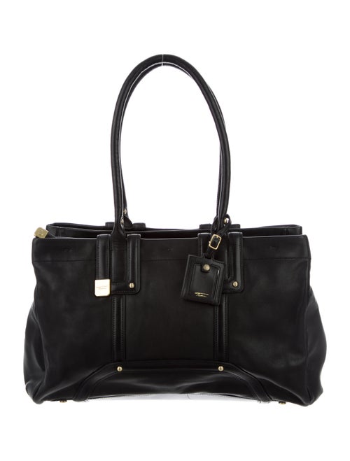 Tumi Leather Tote Bag Black