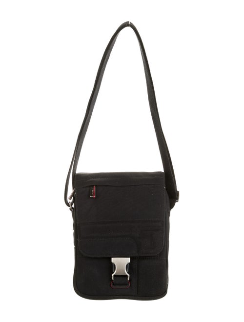 Tumi Nylon Messenger Bag Black