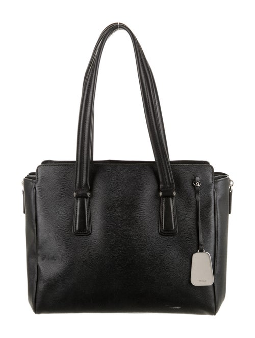 Tumi Leather Tote Bag Black