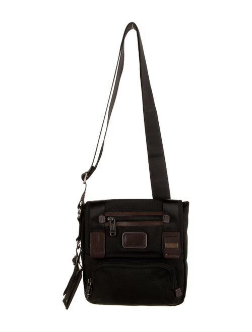 Tumi Nylon Messenger Bag Black