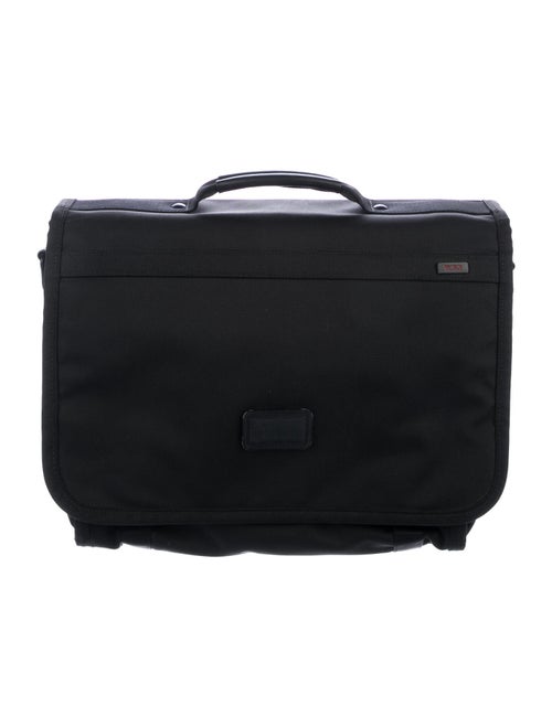 Tumi Canvas Messenger Bag Black