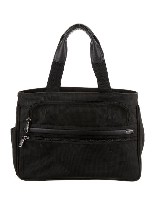 Tumi Canvas Shoulder Bag Black