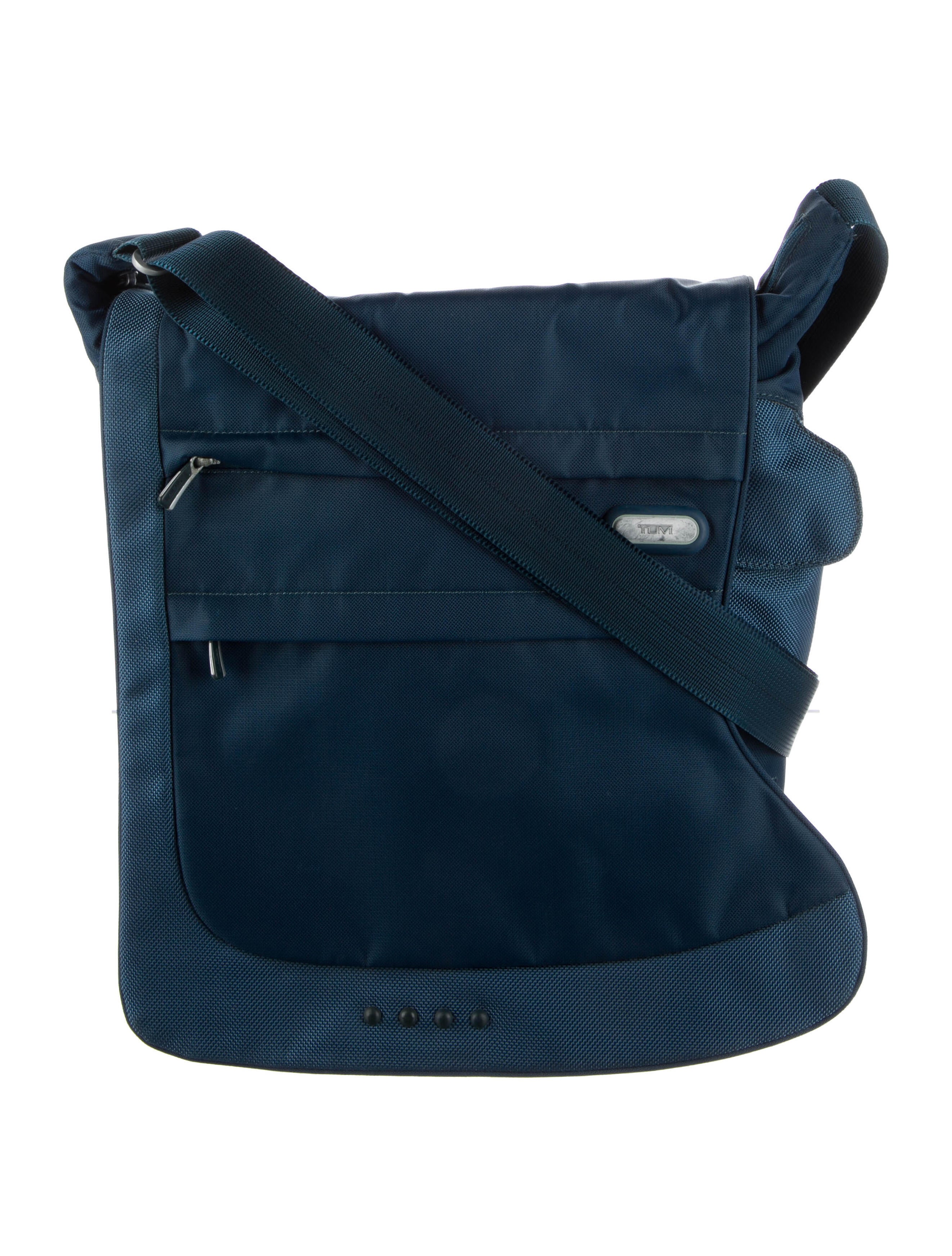 Tumi Canvas Shoulder Bag Blue Shoulder Bags, Handbags TMI43099