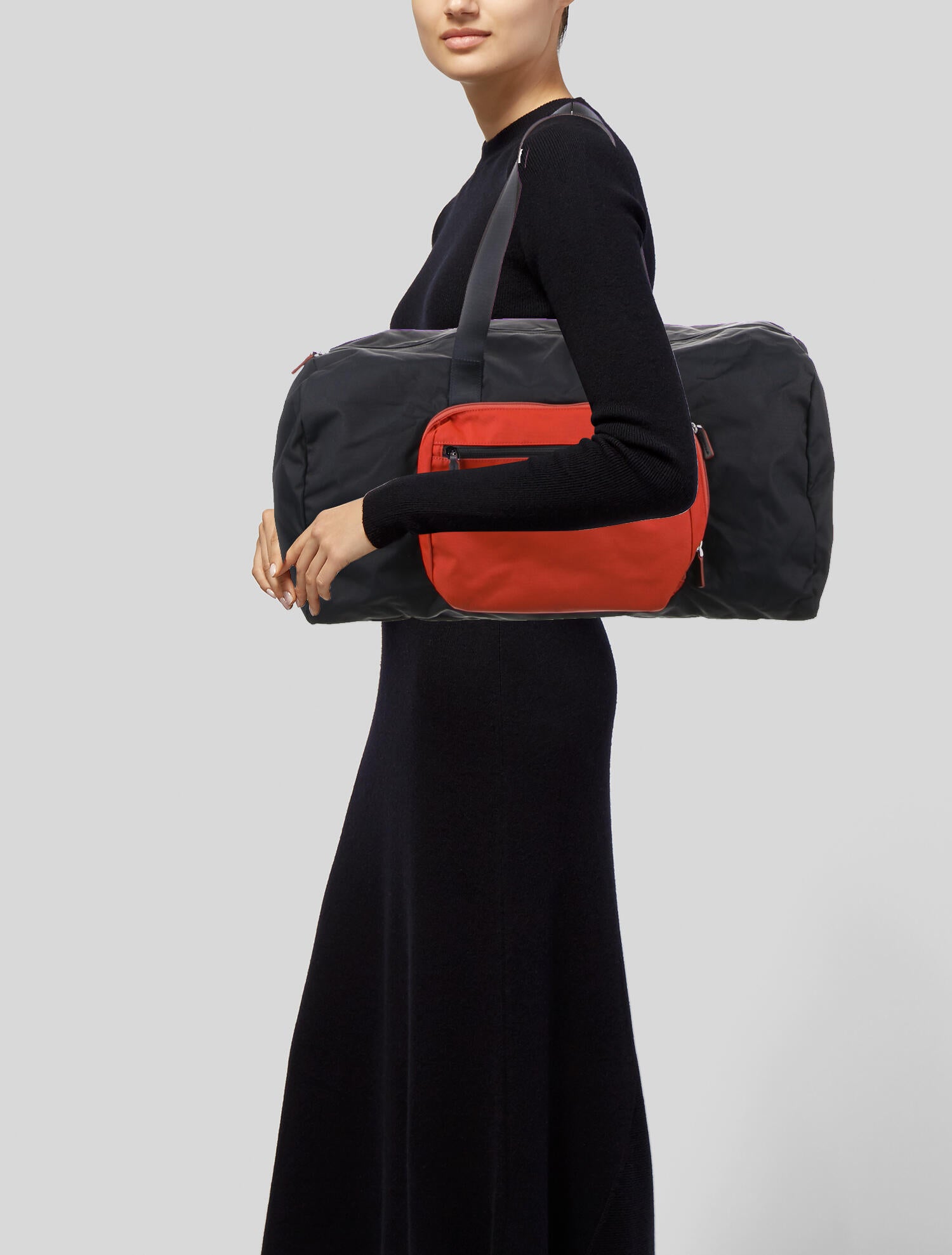 Tumi Nylon Duffle Bag Blue TMI45384 The RealReal