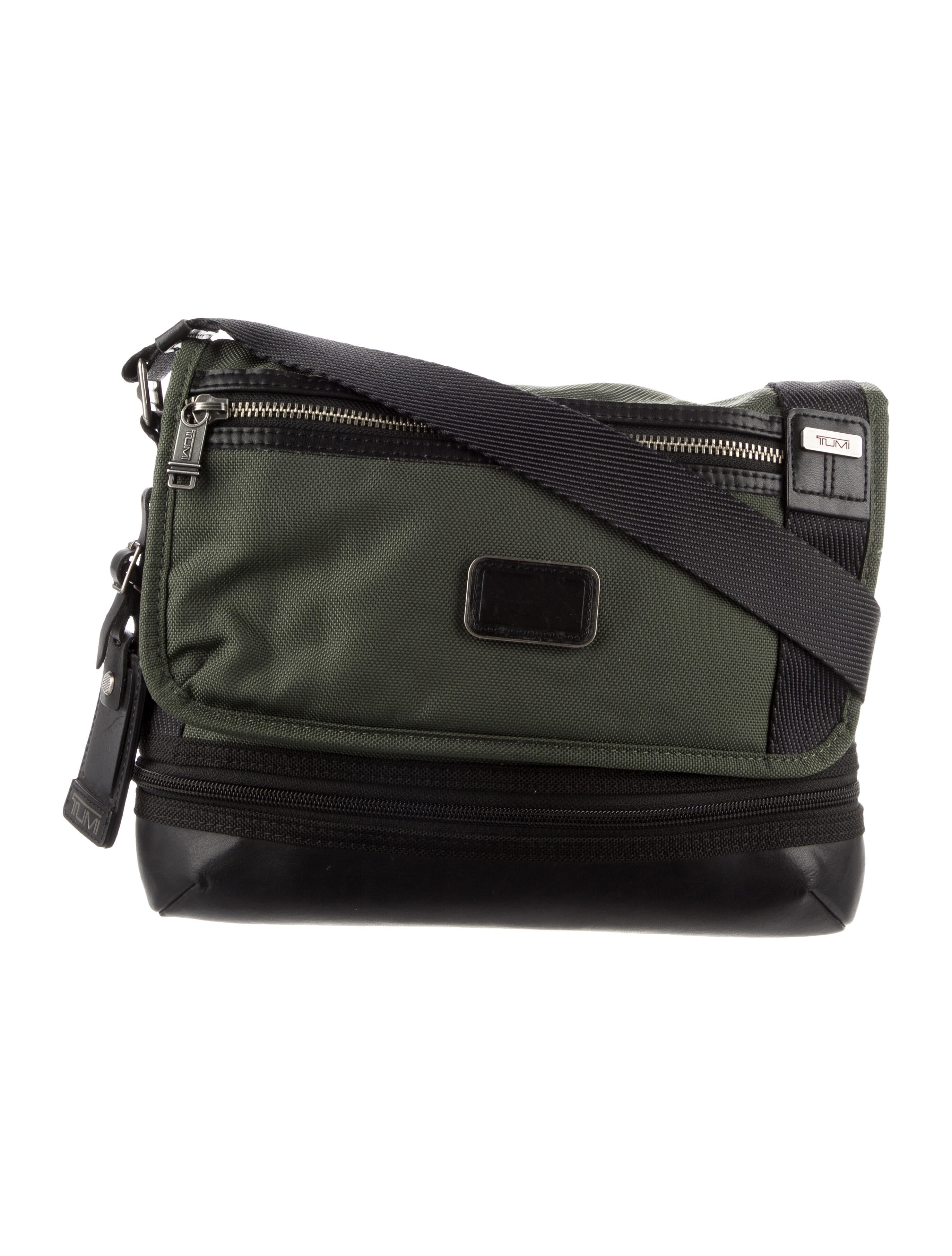 Tumi Nylon Messenger Bag Green Messenger Bags, Bags TMI45662 The RealReal