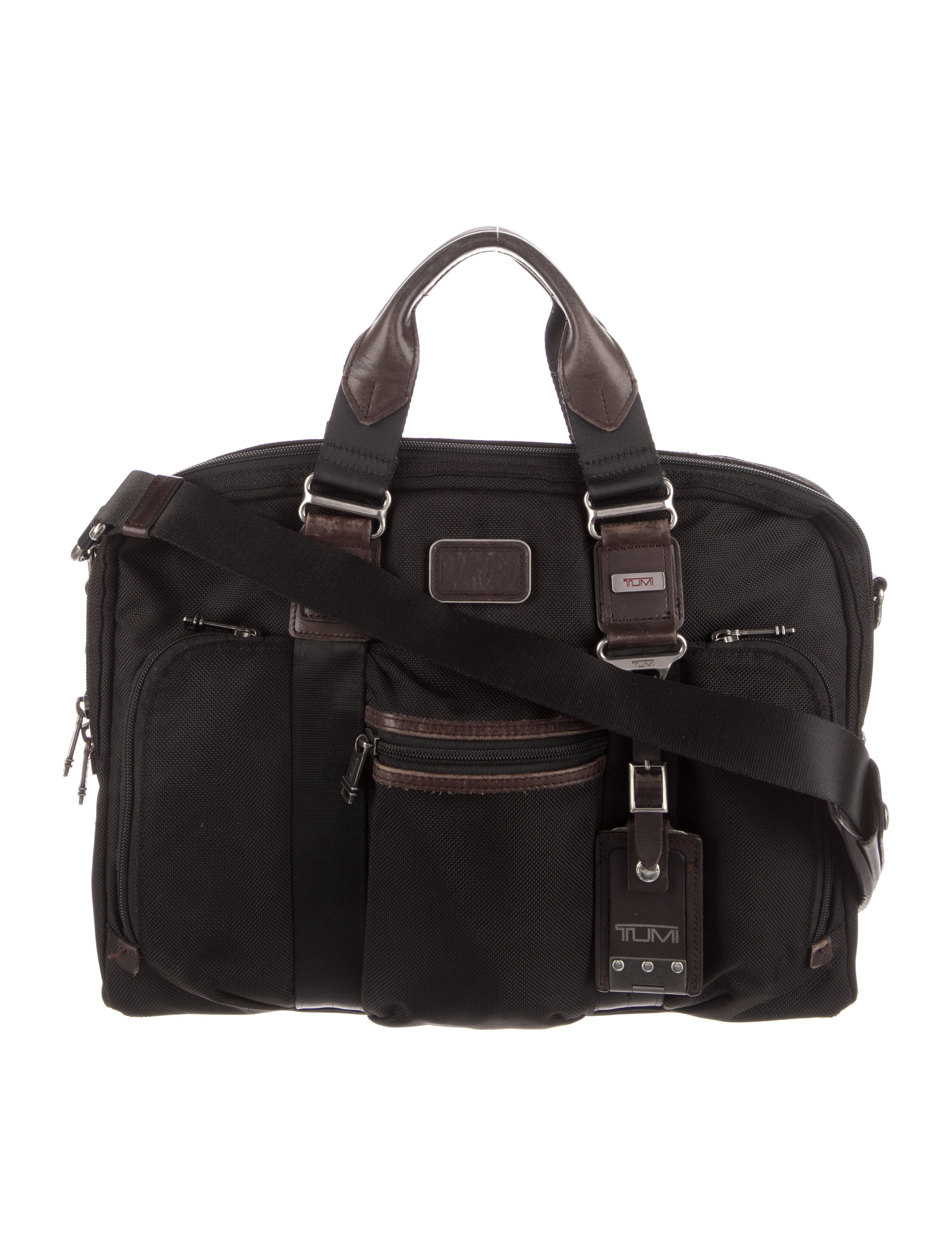 Tumi Nylon Leather Trim Messenger Bag Black Messenger Bags, Bags