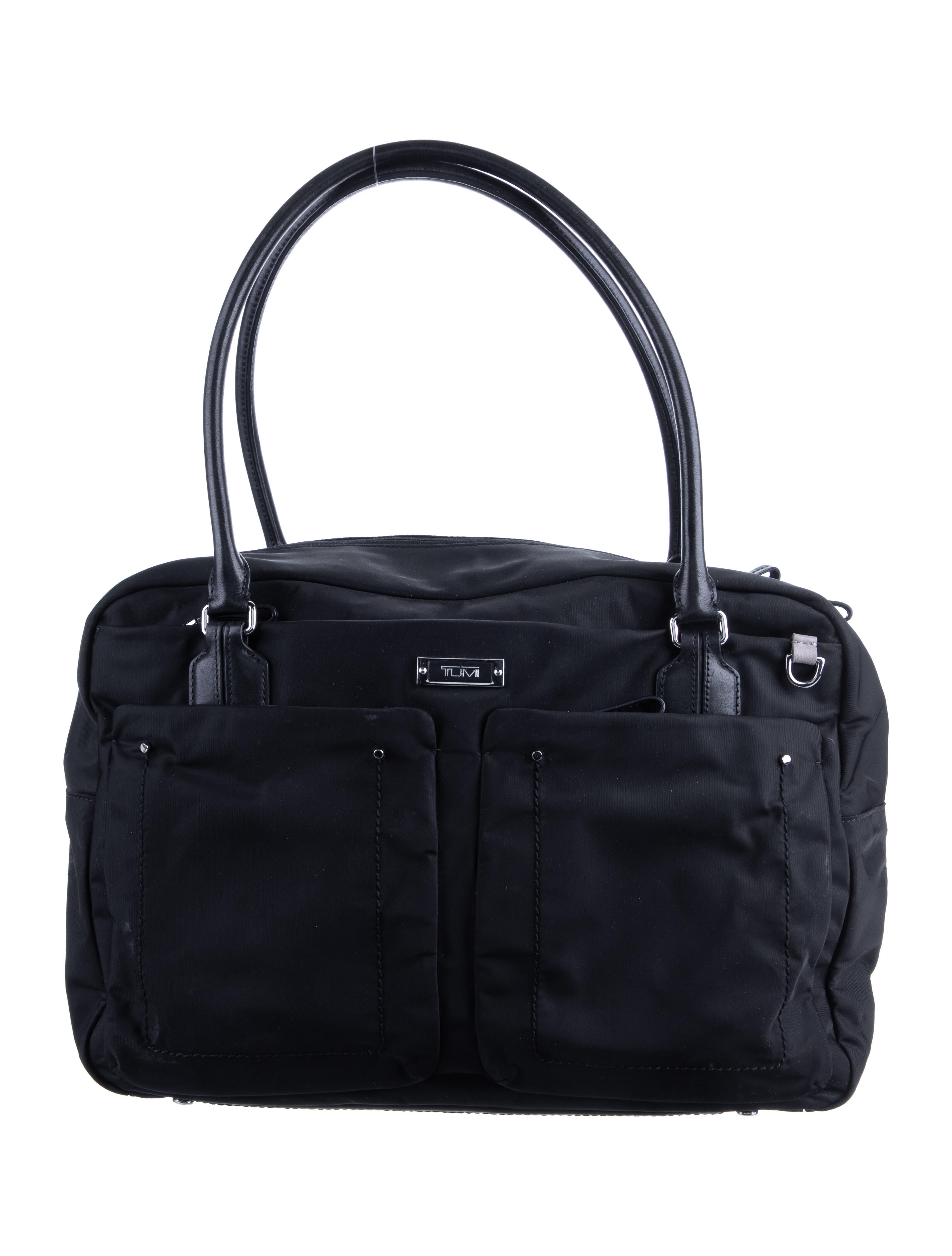Tumi Leather Shoulder Bag Black Shoulder Bags, Handbags TMI21566