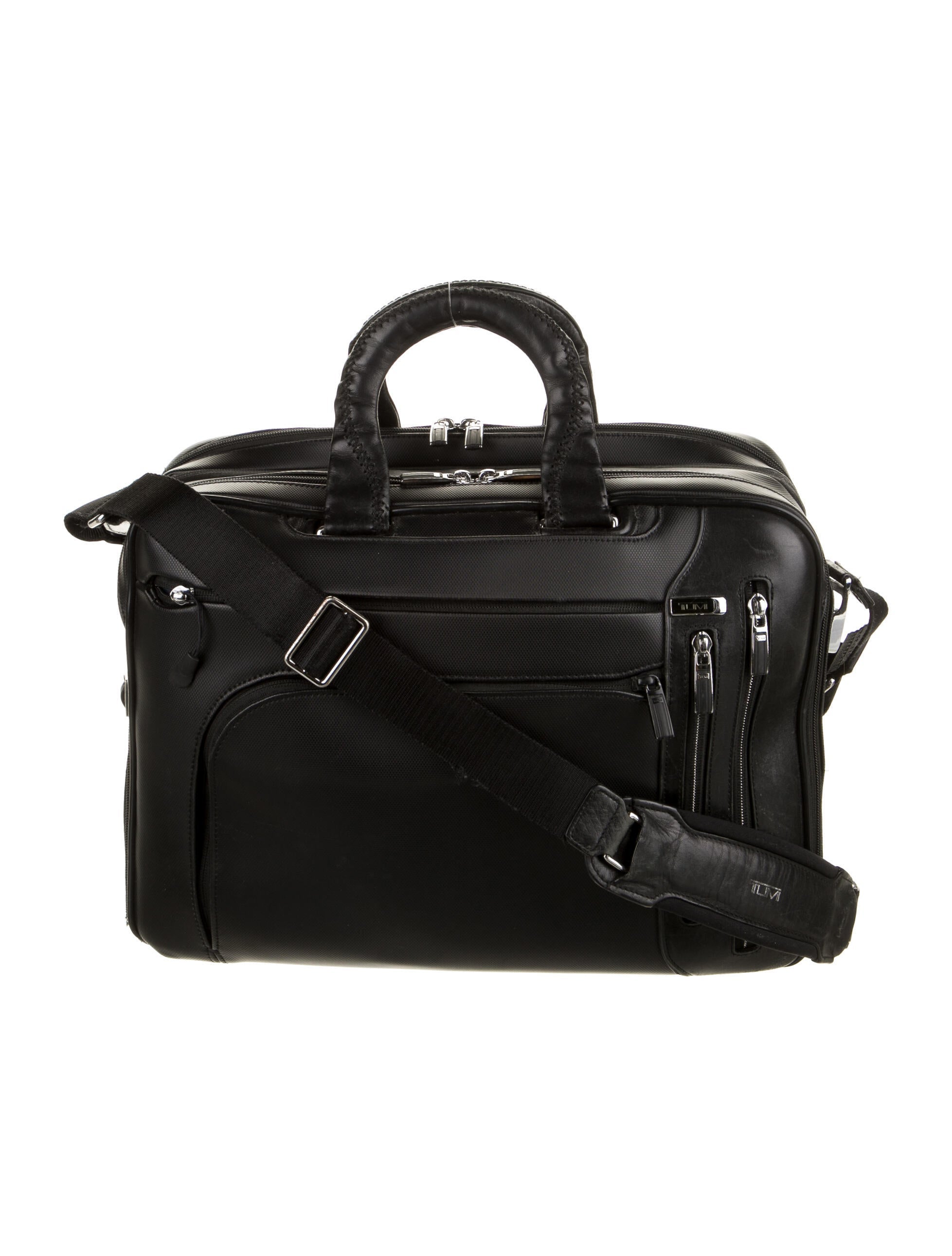 Tumi Leather Rolling CarryOn Black CarryOns, Luggage TMI21309