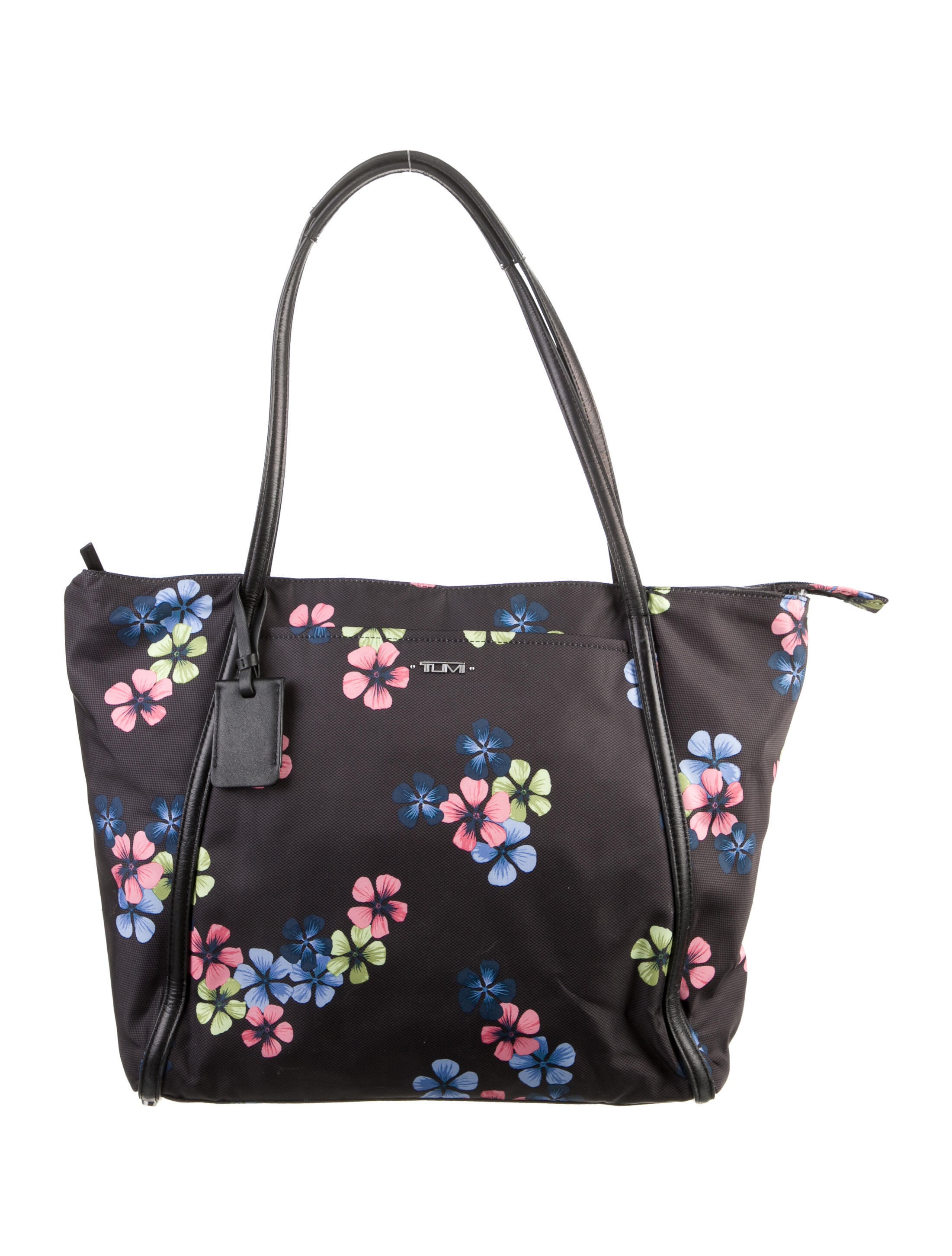 Tumi LeatherTrimmed Nylon Tote Black Totes, Handbags TMI48866