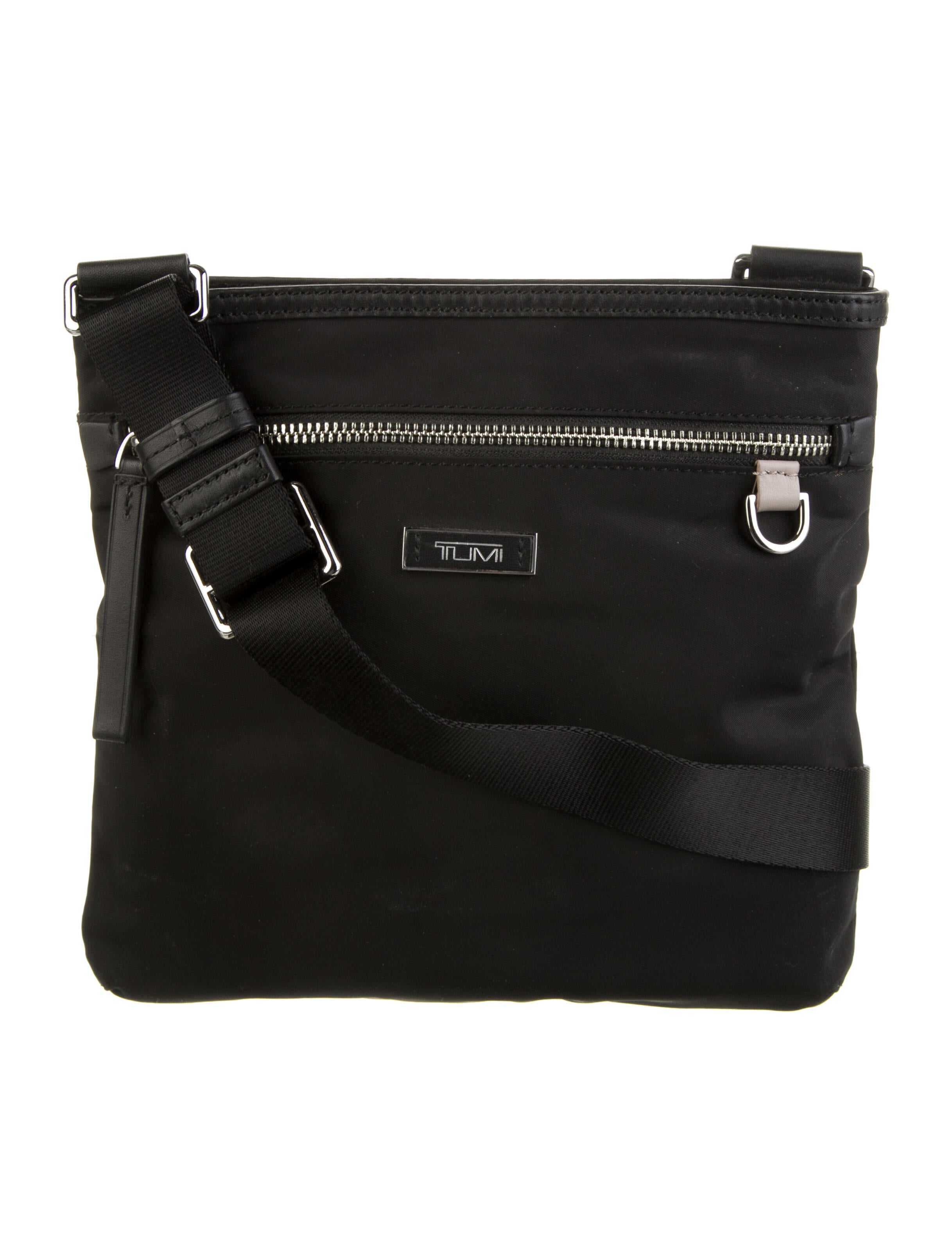 Tumi Nylon Shoulder Bag Black Crossbody Bags, Handbags TMI48998