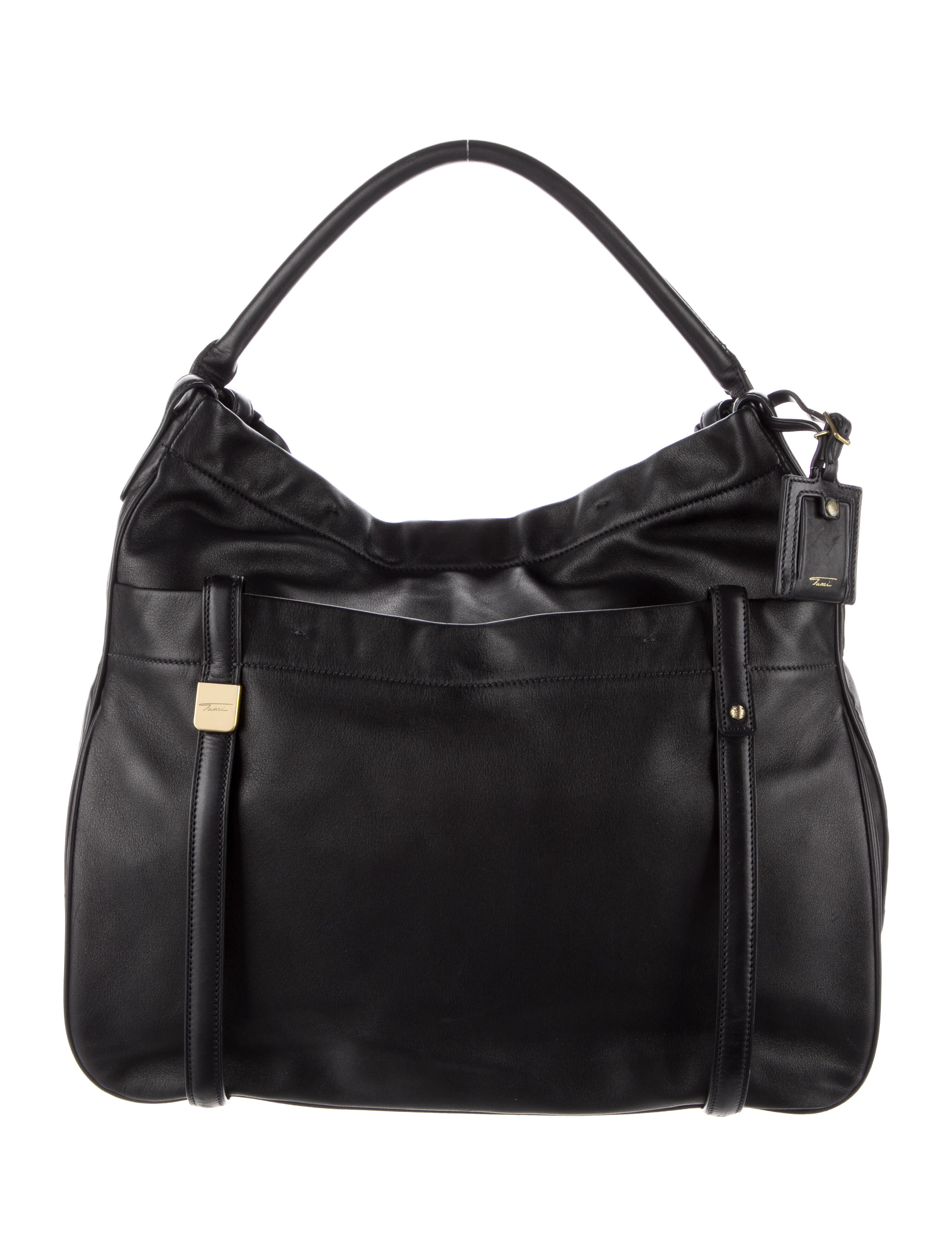 Tumi LeatherTrimmed Nylon Tote Black Totes, Handbags TMI21296