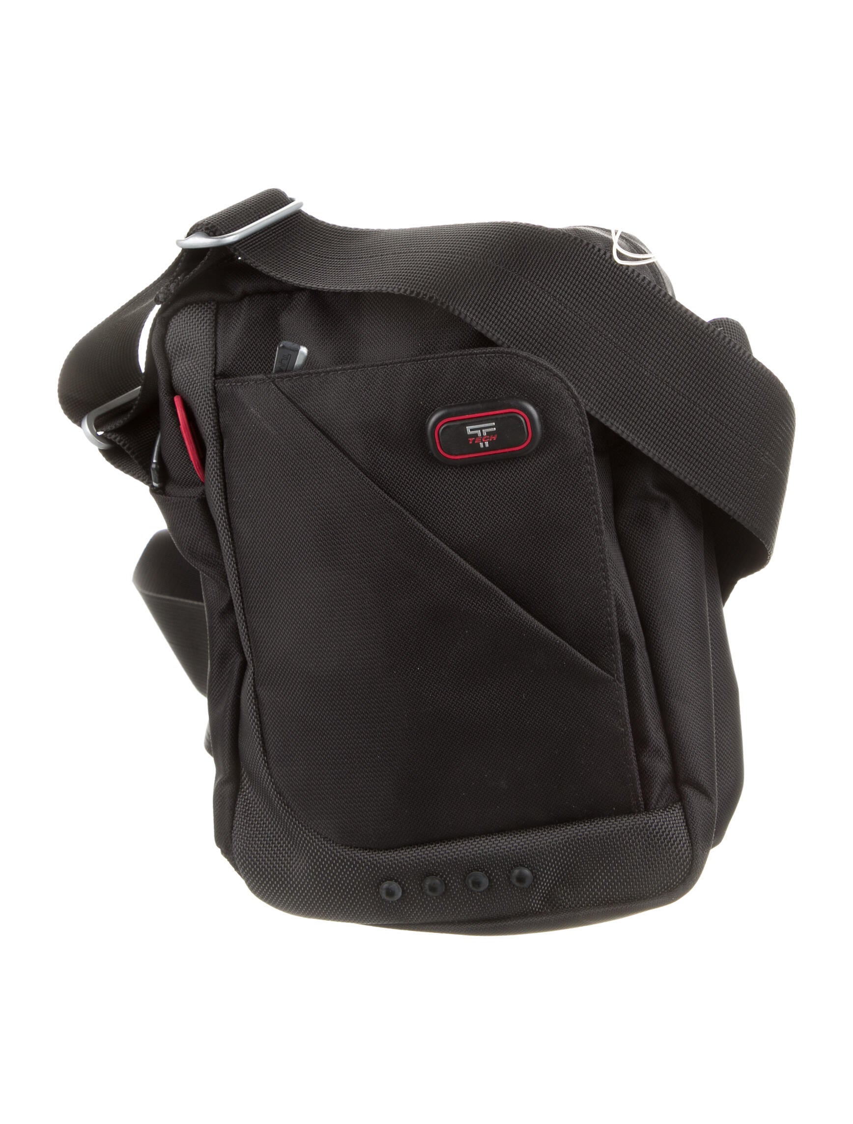 Tumi LeatherTrimmed Nylon Messenger Bag Black Messenger Bags, Bags