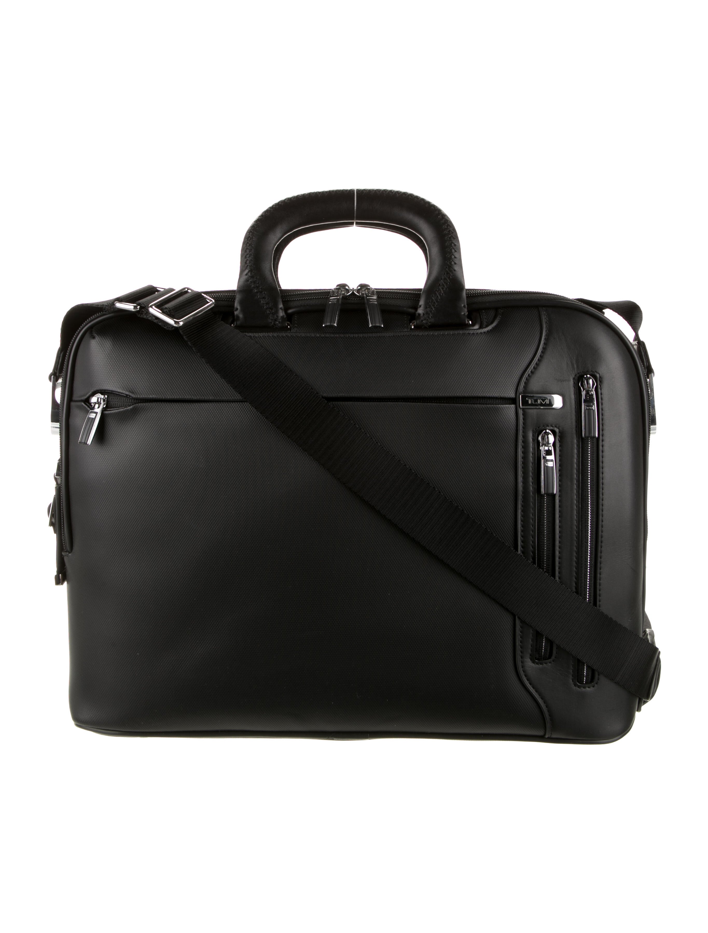 Tumi Leather Briefcase Black Briefcases, Bags TMI49653 The RealReal