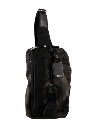 Tumi Pattern Nylon Sling Bag