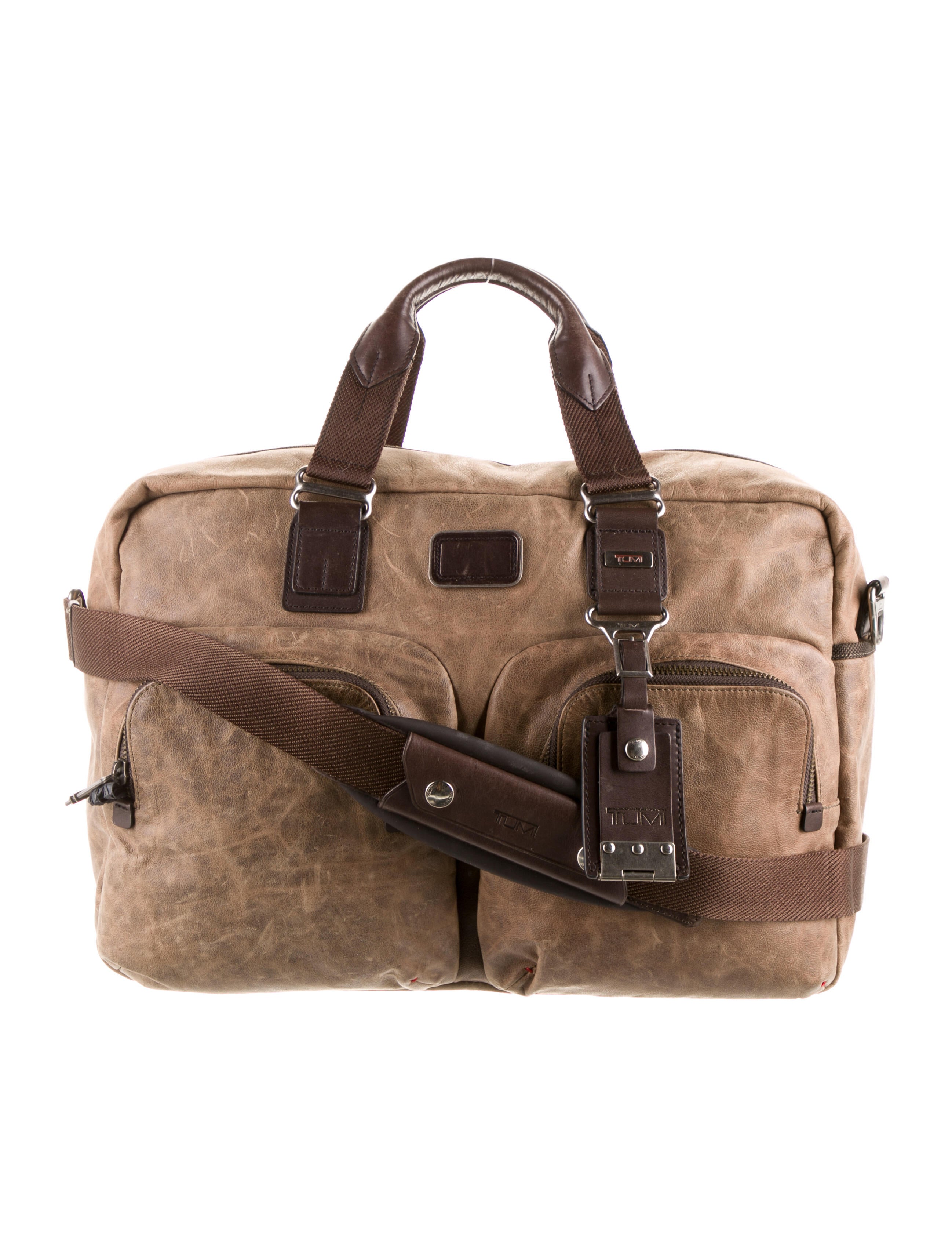 Tumi Leather Messenger Bag Brown Messenger Bags, Bags TMI50001