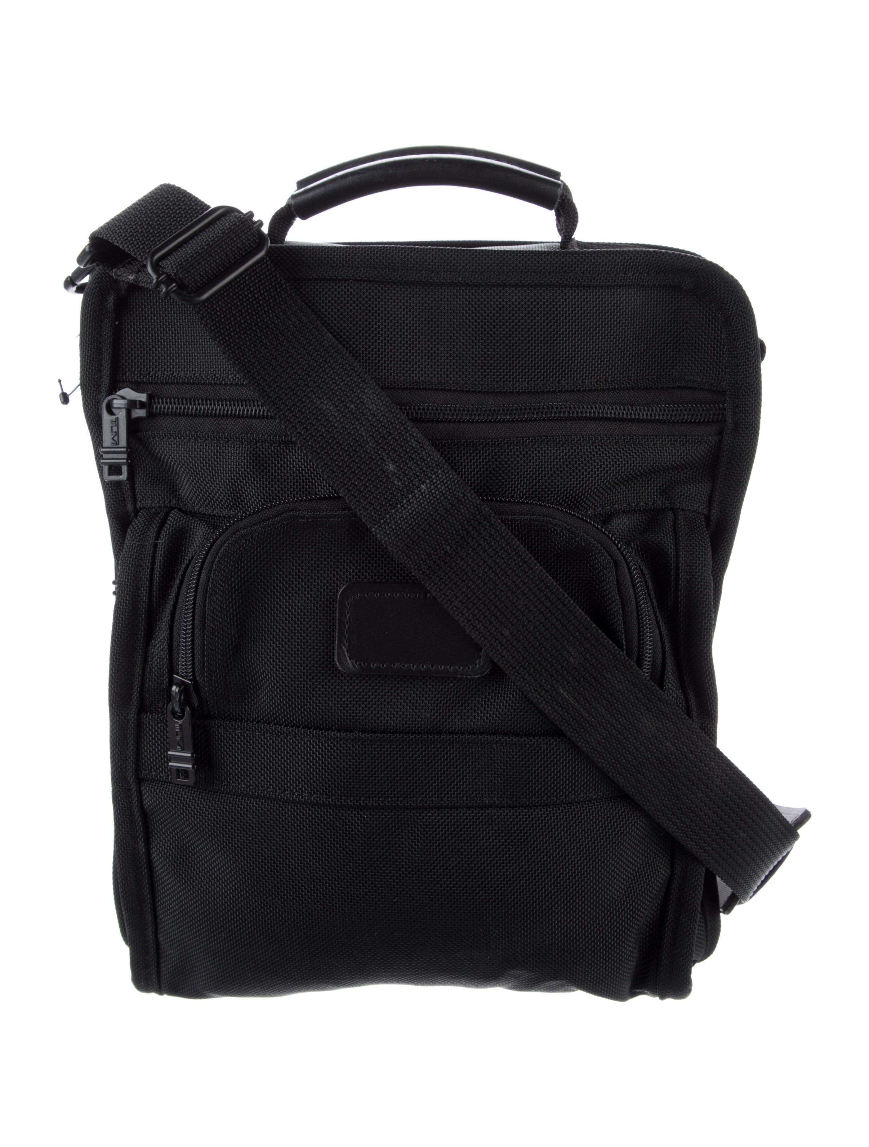 Tumi Canvas Shoulder Bag Black Shoulder Bags, Handbags TMI50899