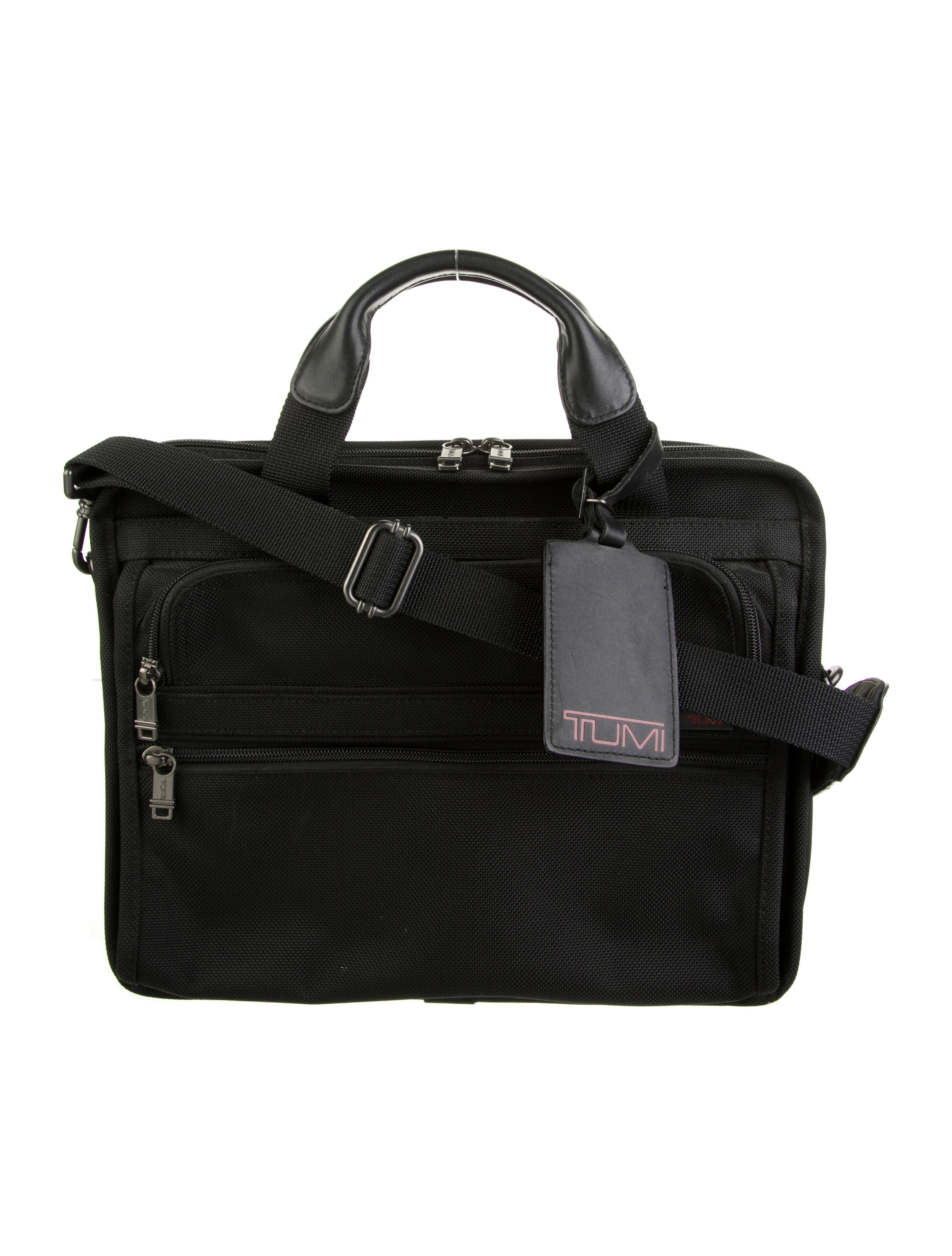 Tumi Nylon LeatherTrimmed Messenger Bag Black Messenger Bags, Bags