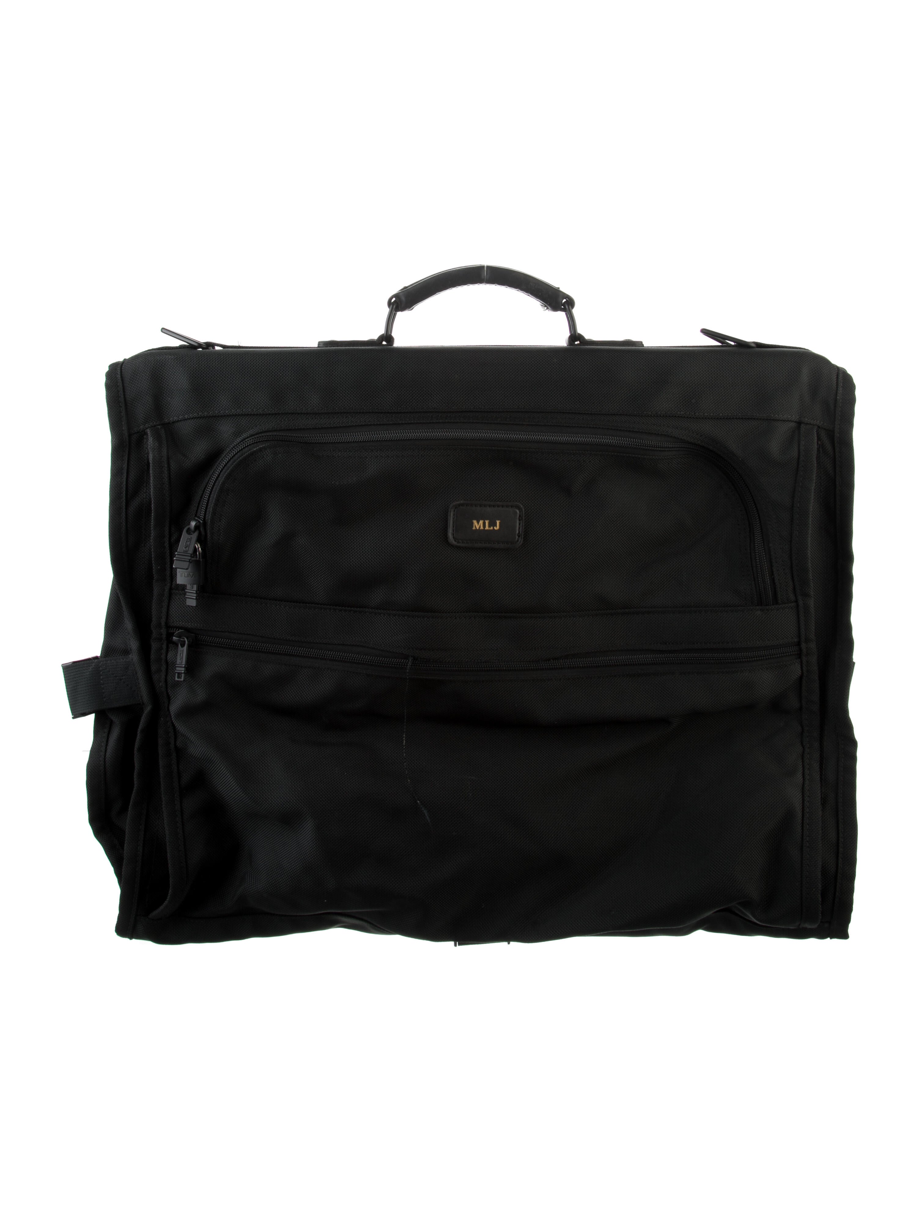 Tumi LeatherTrimmed Garment Bag Black Garment Covers, Bags