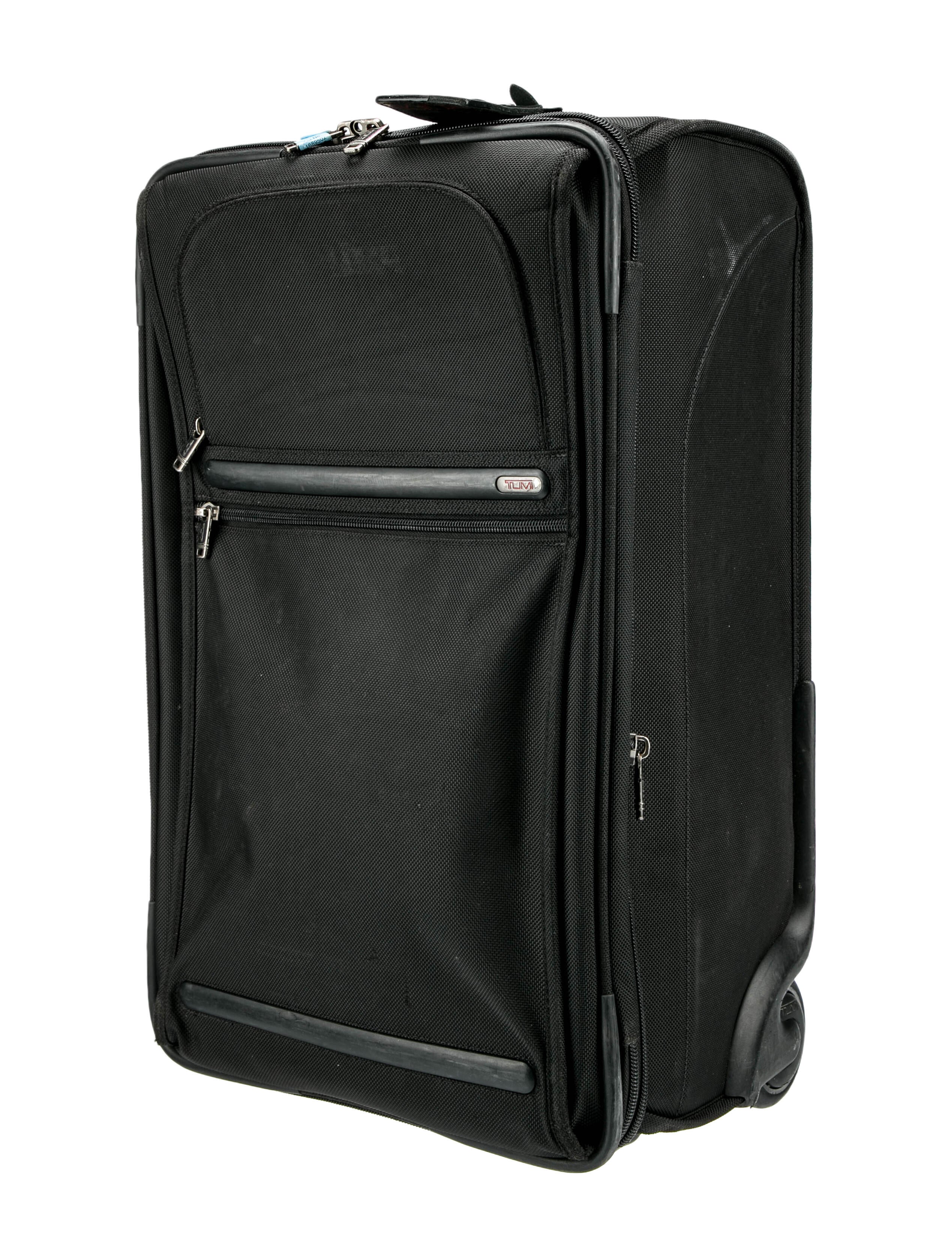 Tumi PVC Rolling Suitcase Purple Luggage and Travel, Handbags