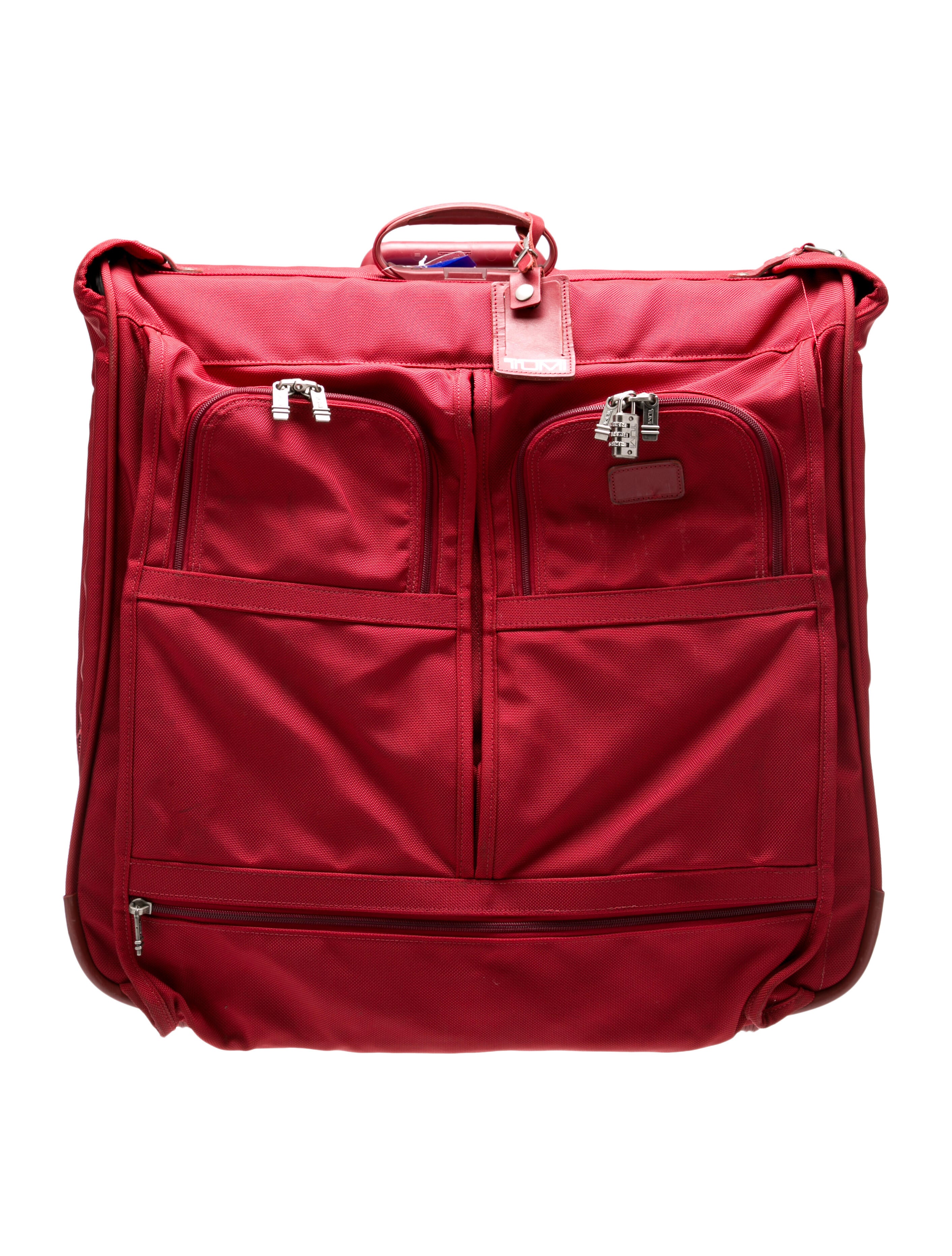 Tumi Nylon Rolling Suitcase Red Suitcases, Luggage TMI52422 The