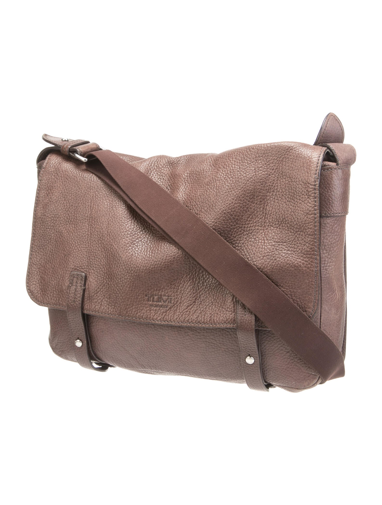 Tumi Leather Messenger Bag Brown Messenger Bags, Bags TMI52477