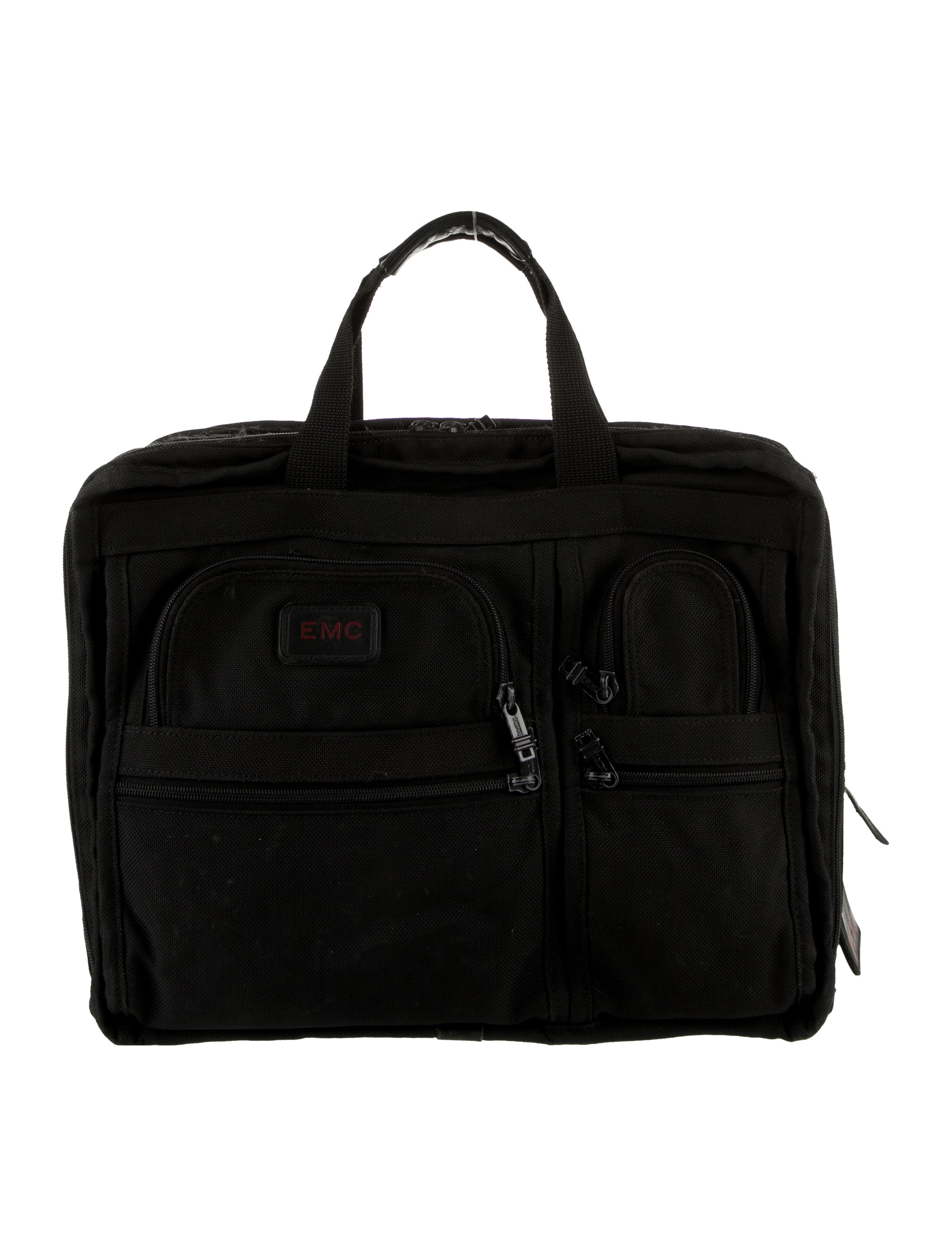 Armani Black Nylon Duffle Bag Black CarryOns, Luggage GIO118010 The RealReal