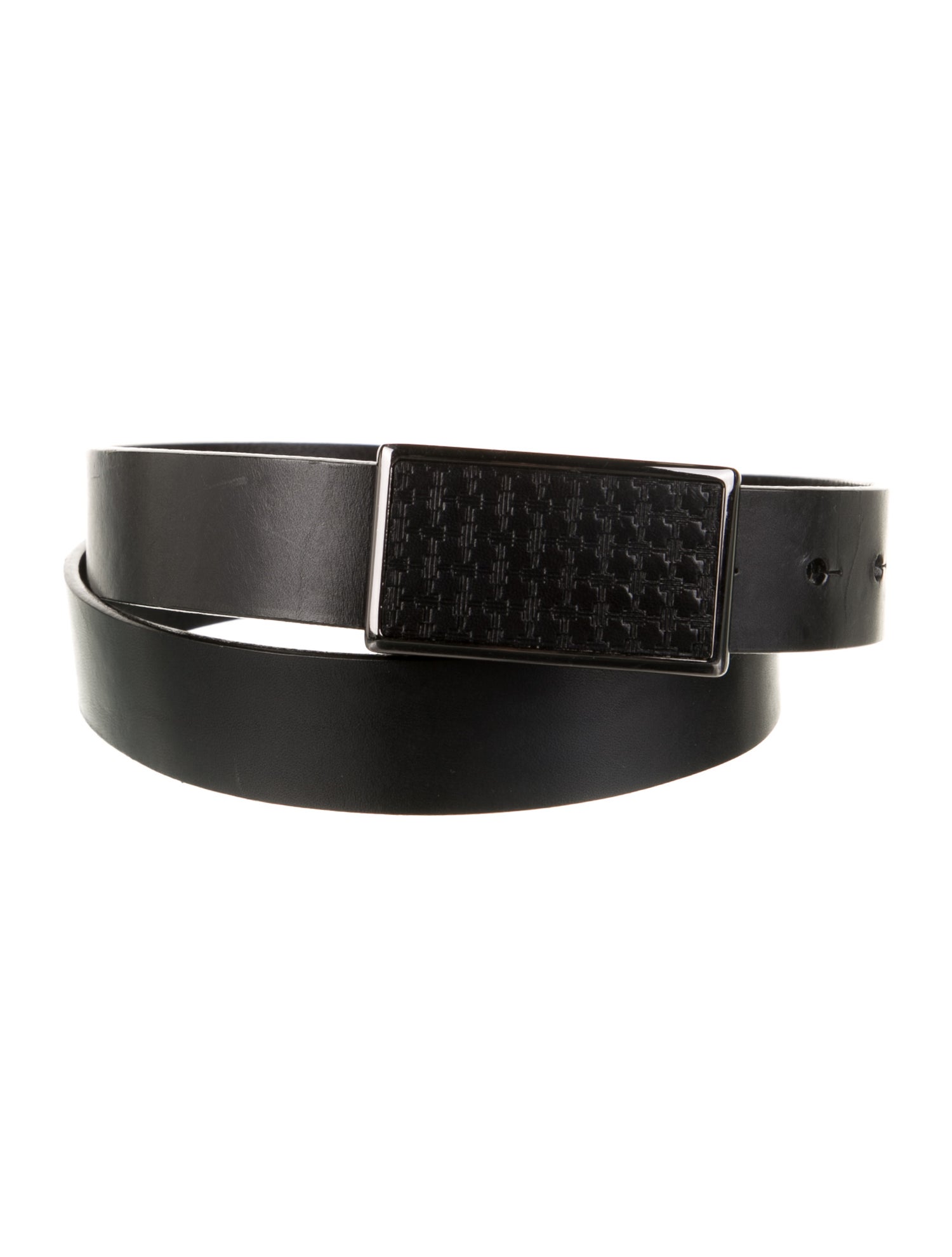 Tumi Skinny Leather Belt Black Belts, Accessories TMI53609 The