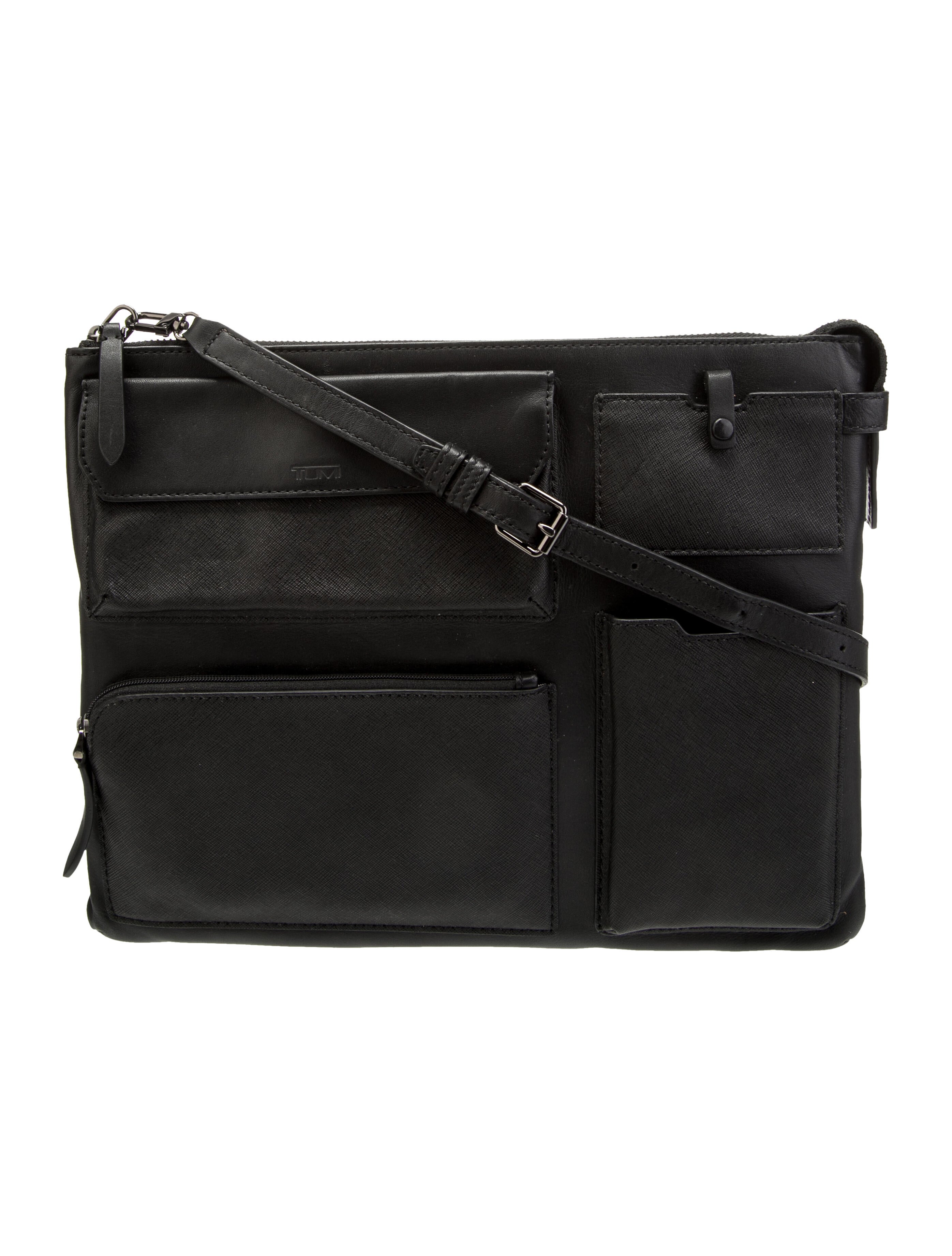 Tumi Leather Crossbody Bag Black Crossbody Bags, Handbags TMI53875