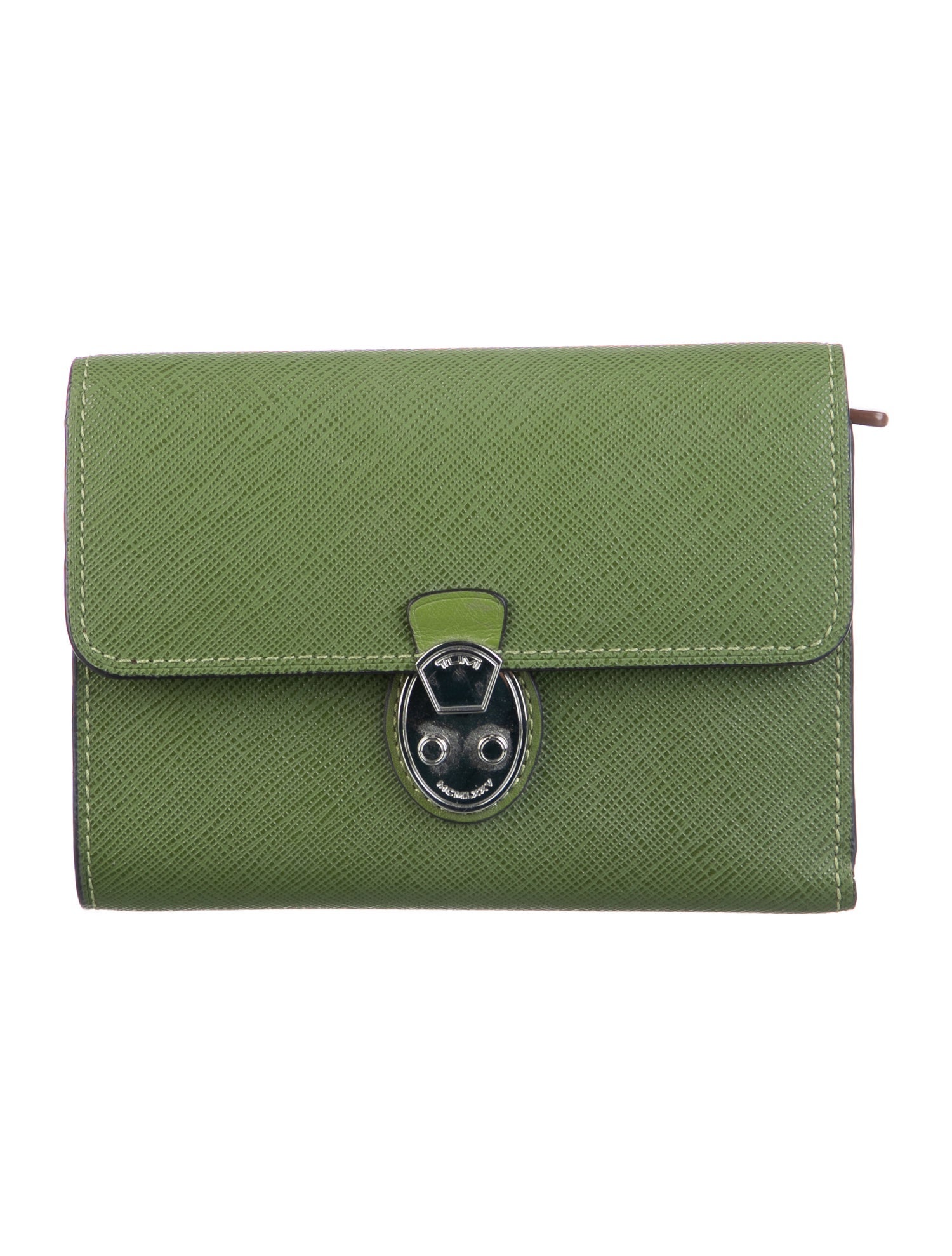 Tumi Canvas Trifold Wallet Green Wallets, Accessories TMI54707