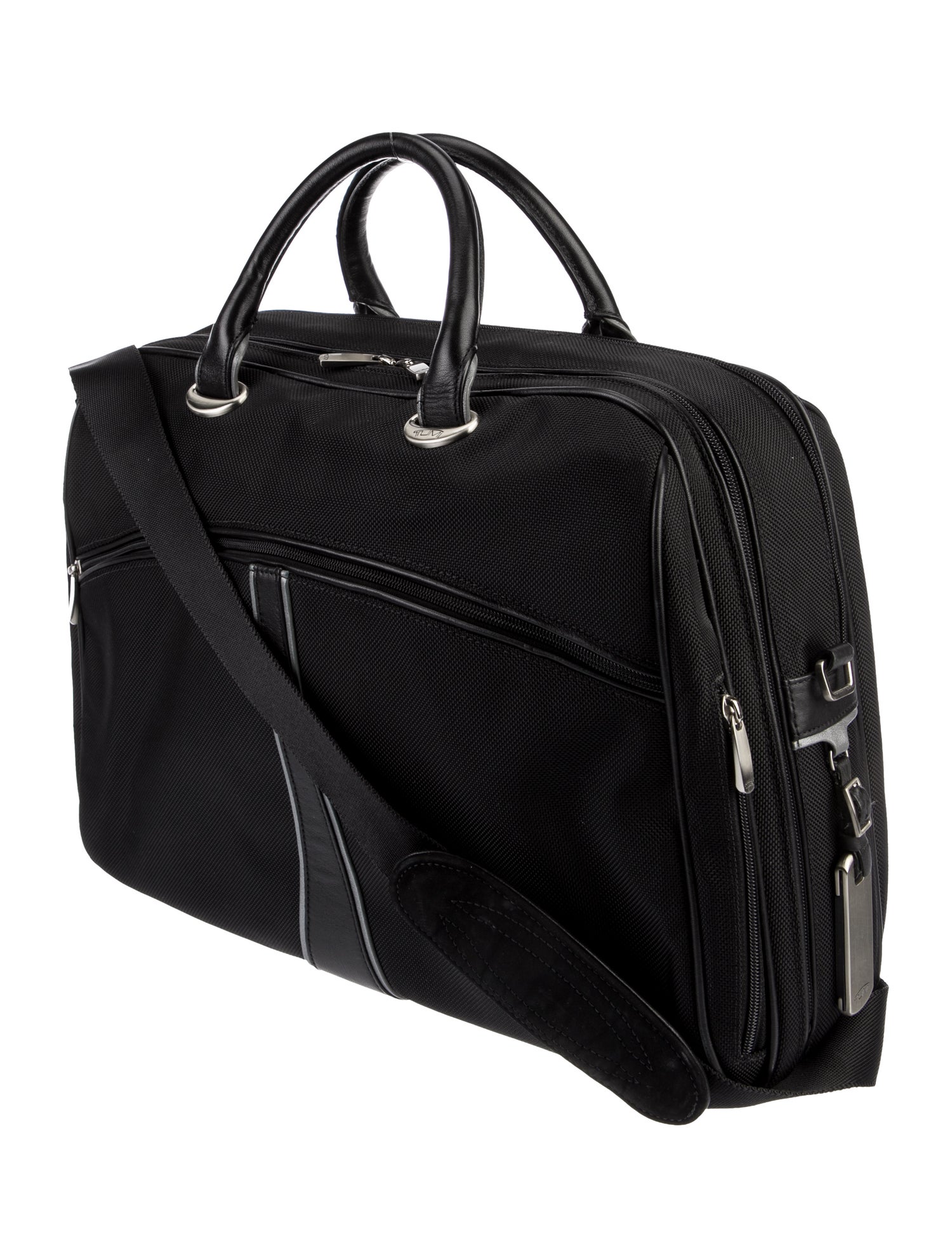 Tumi Nylon Leathertrimmed Wardrobe Black Luggage and Travel