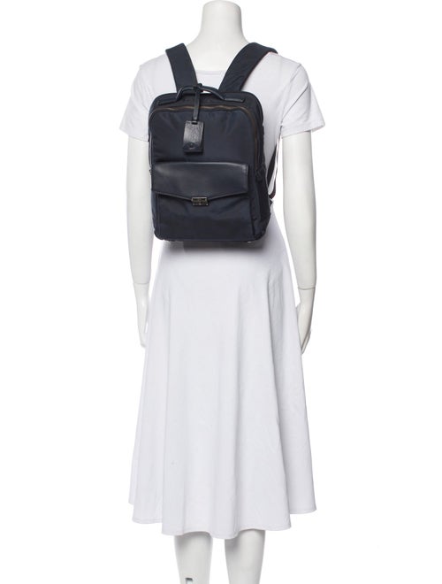 Tumi Leather-Trim Canvas Backpack