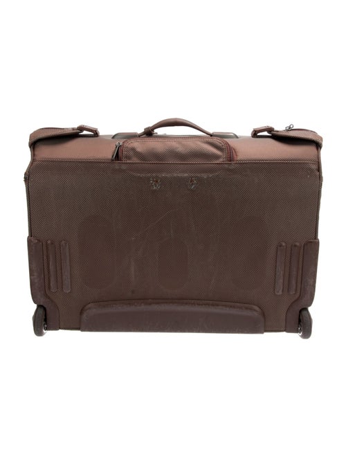 Tumi Patterned Nylon Trunk Suitcase