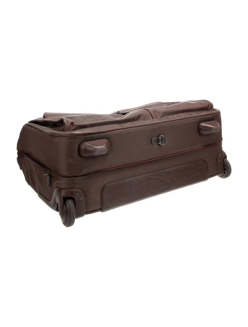 Tumi Patterned Nylon Trunk Suitcase