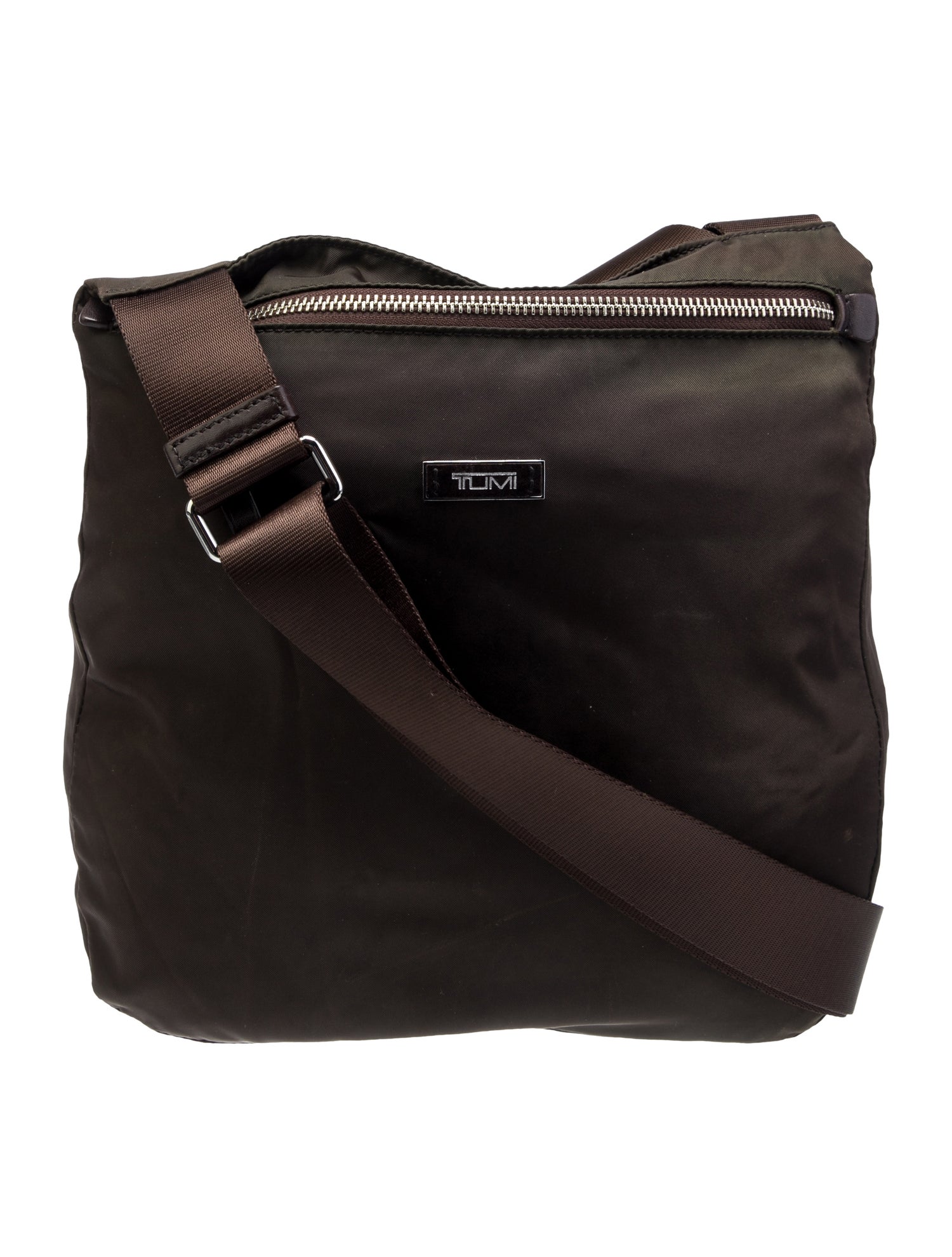 Tumi Nylon Messenger Bag Brown Crossbody Bags, Handbags TMI60055