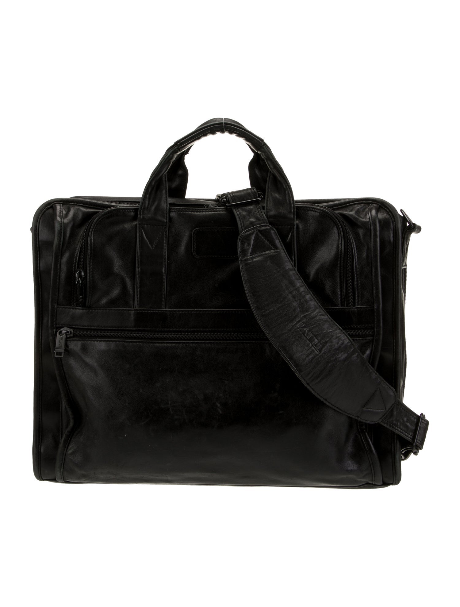 Tumi Leather Top Handle Bag