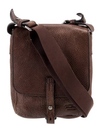 Tumi Leather Messenger Bag