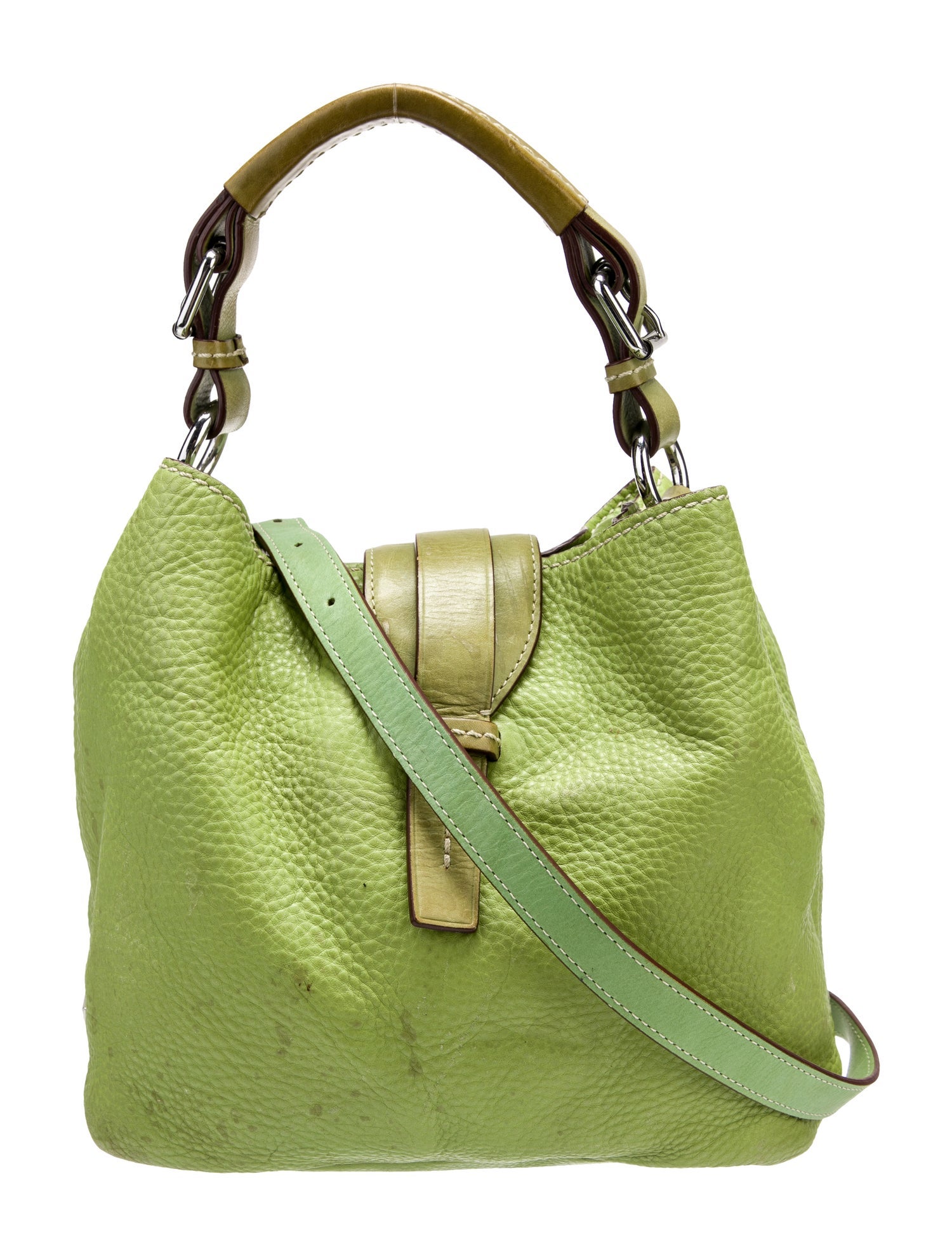 Tumi Leather Top Handle Bag